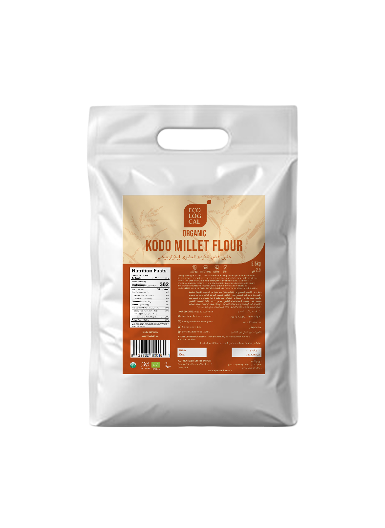 Organic Kodo Millet Flour, 2.5 Kg