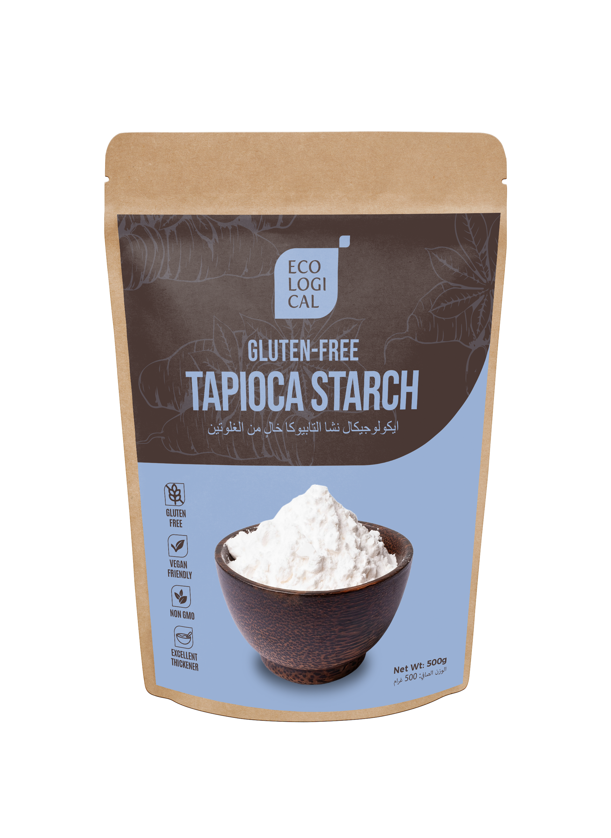 ECOLOGICAL Gluten-Free Tapioca Starch, 500g