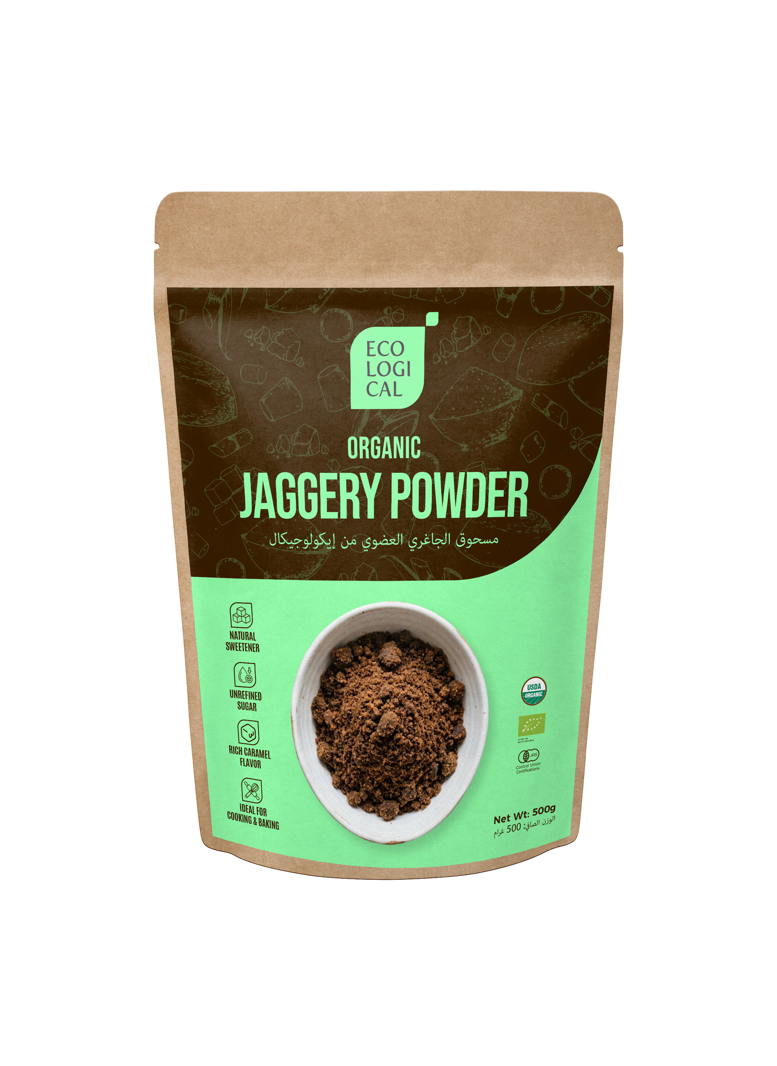 Organic Jaggery Powder, 500g
