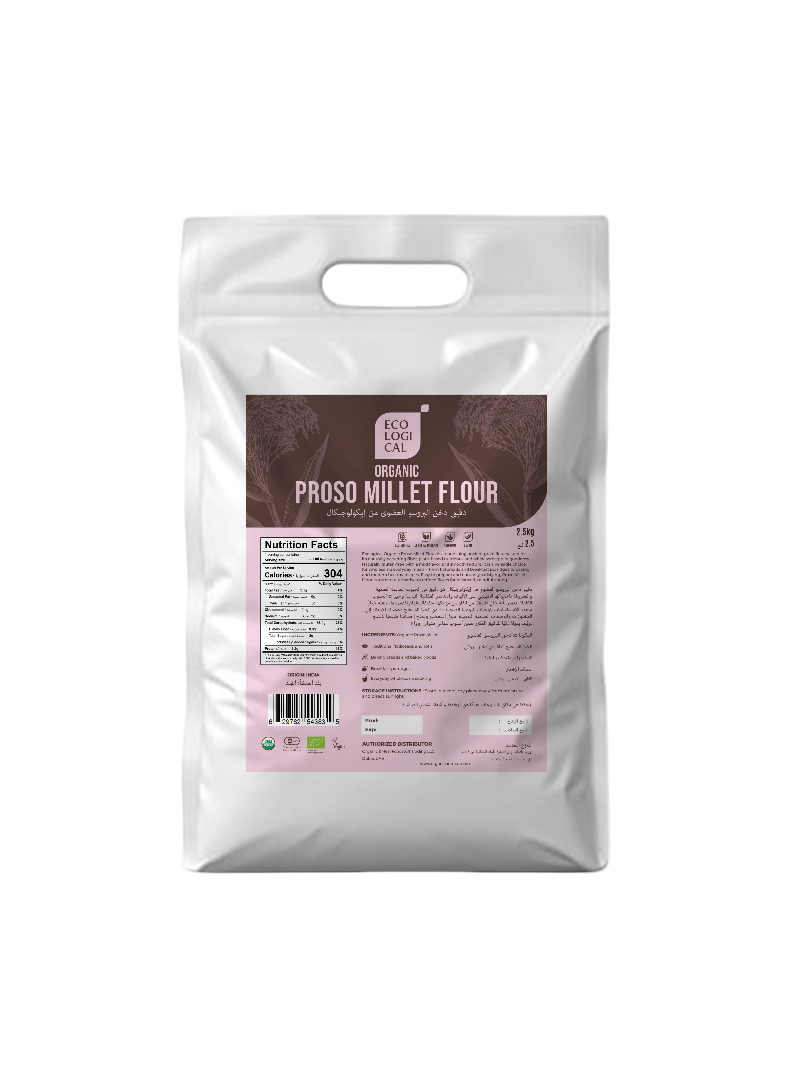 Organic Proso Millet Flour, 2.5 Kg