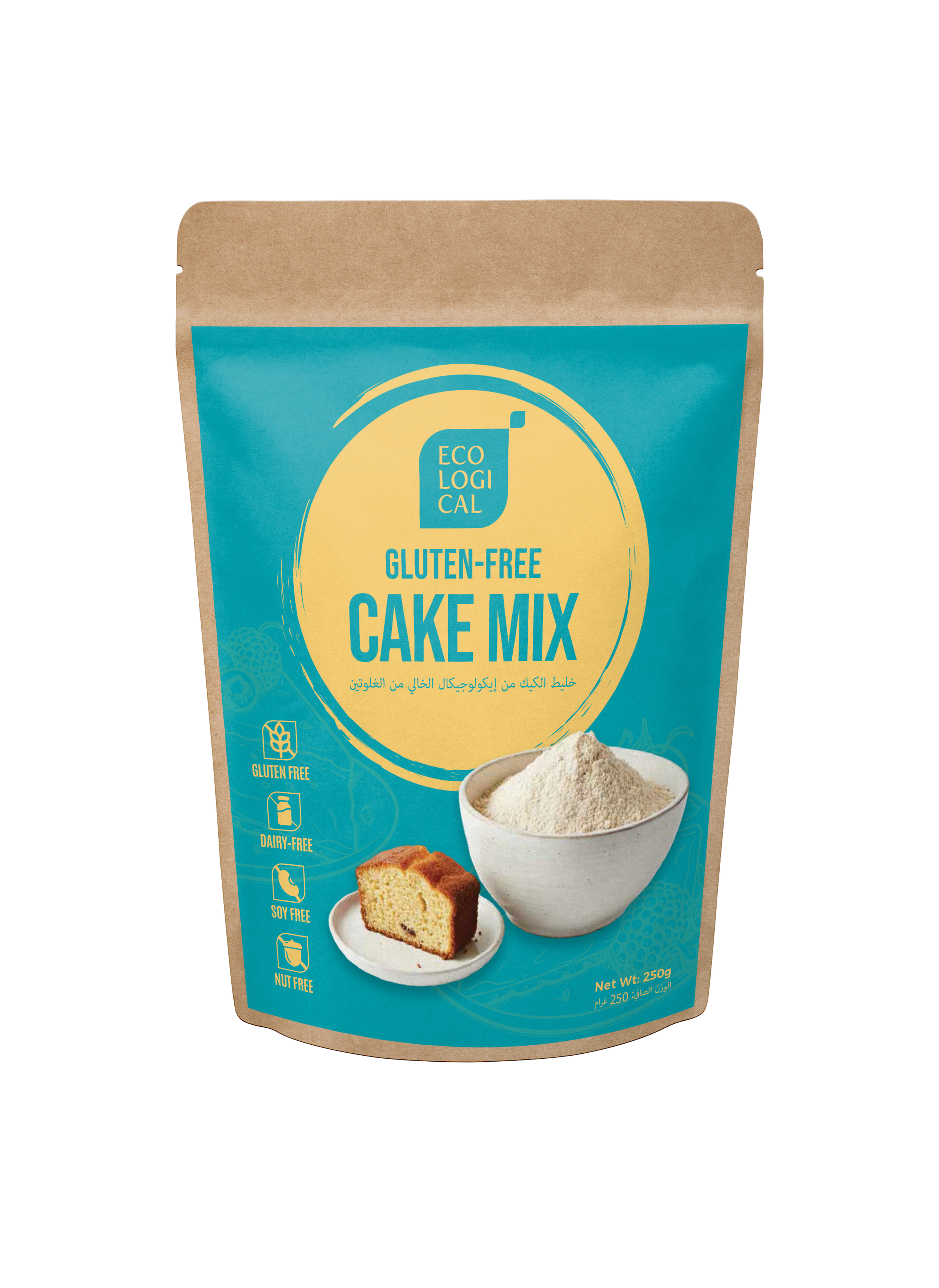 ECOLOGICAL Gluten-Free Cake Mix, 250g