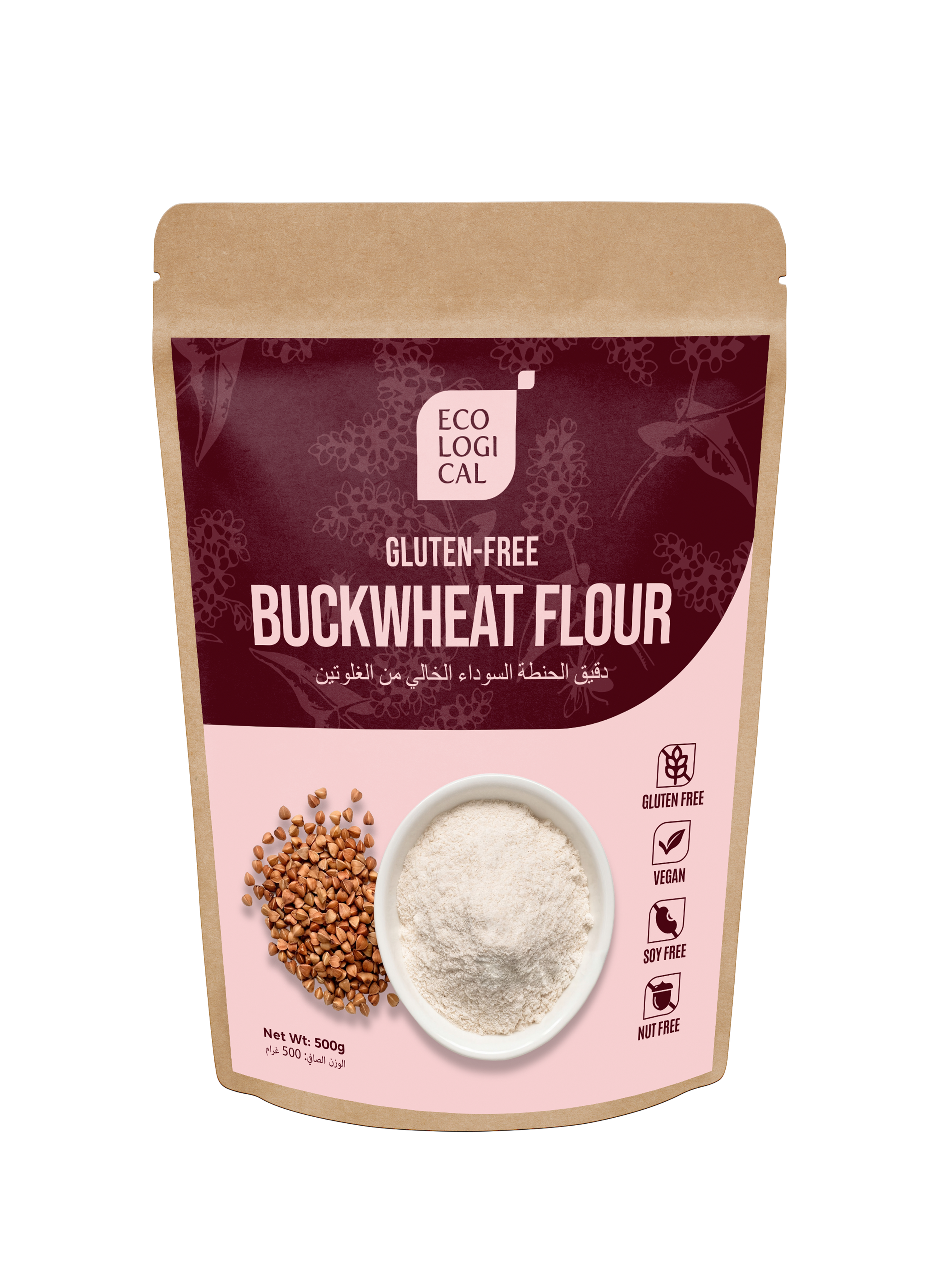 Ecological Gluten-Free Buckwheat Flour, 500g