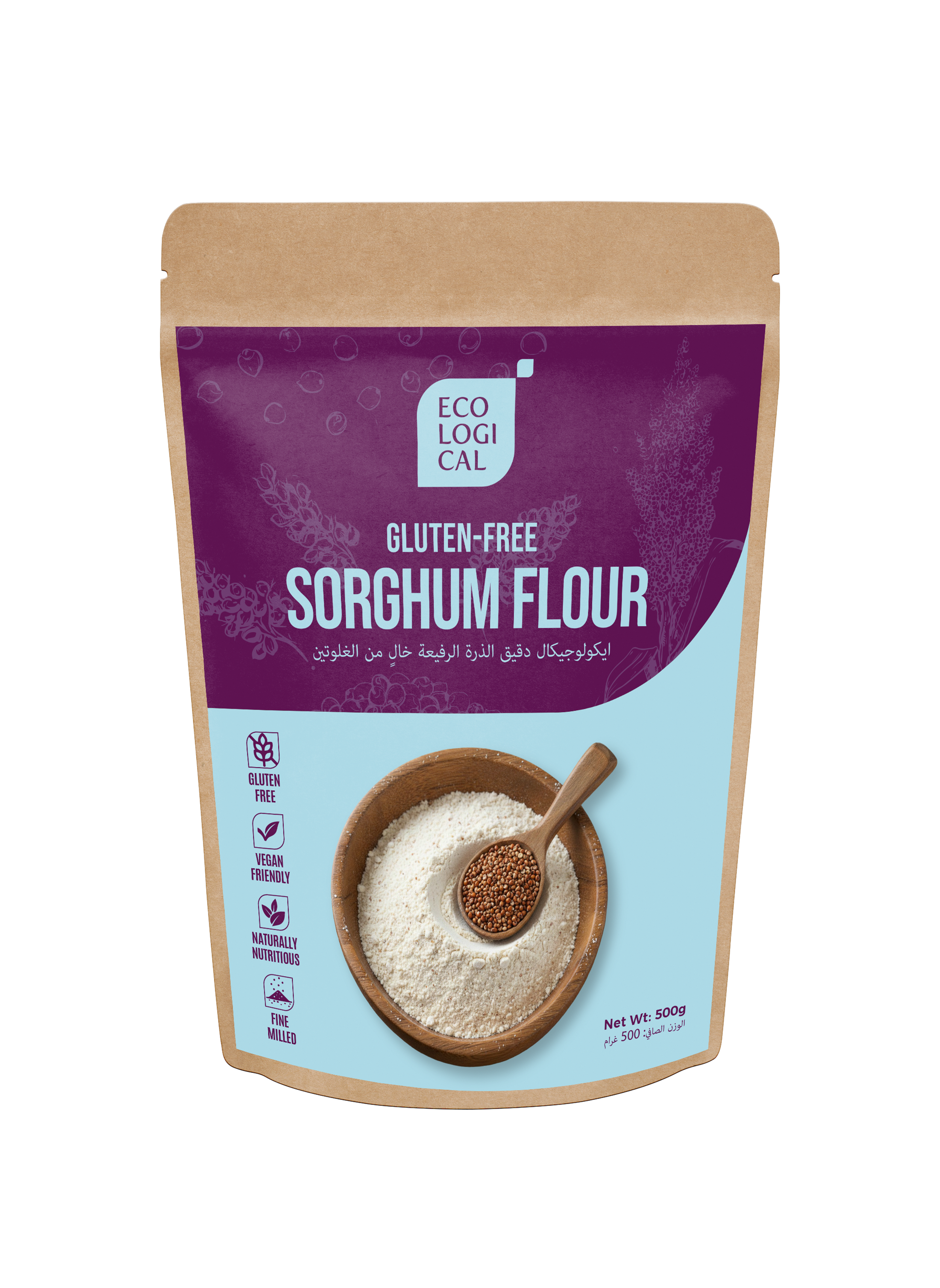 Ecological Gluten-Free Sorghum Flour, 500g