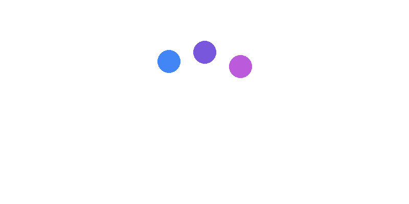 Illustration of a human figure with three colored circles above the head representing different brain activities or thoughts.