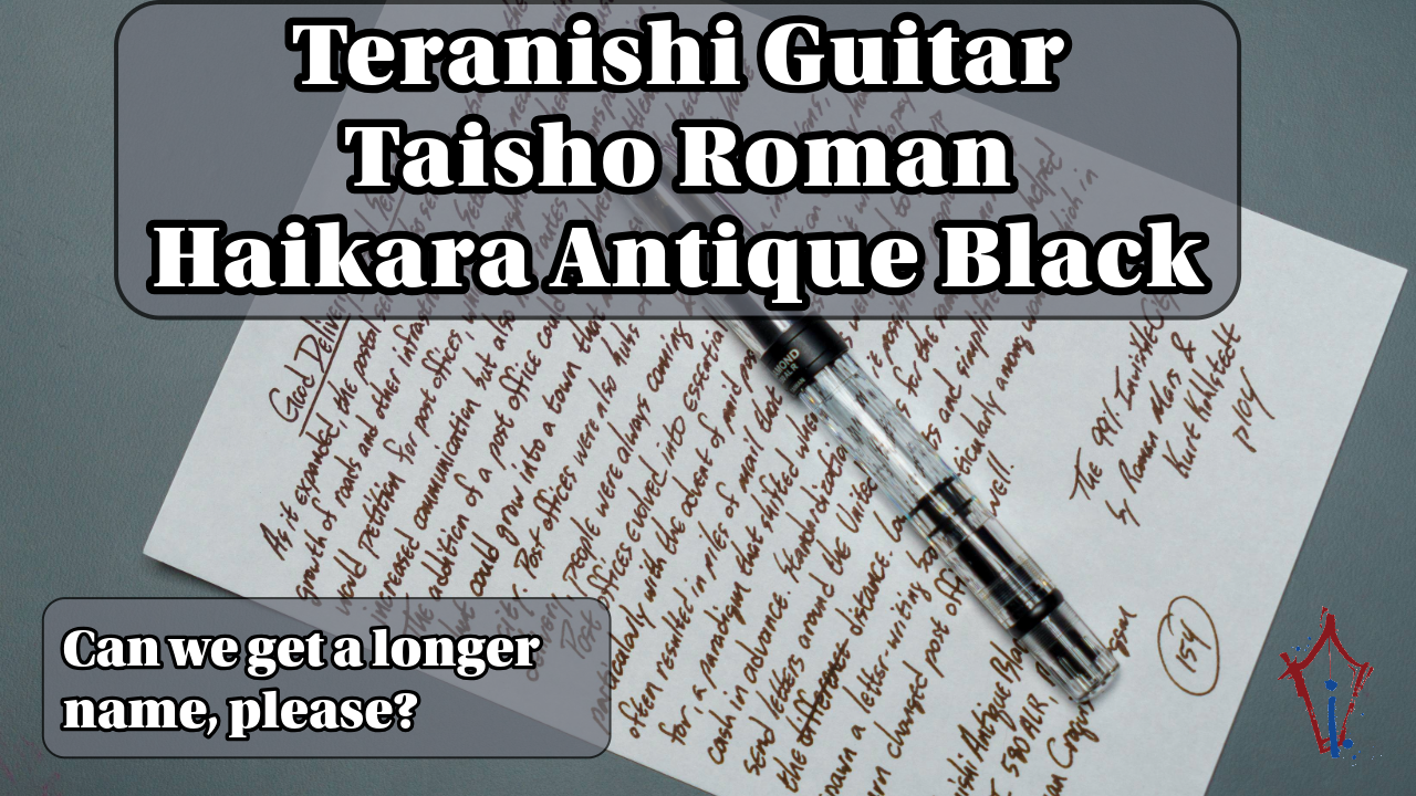 Teranishi Guitar Taisho Roman Haikara Antique Black