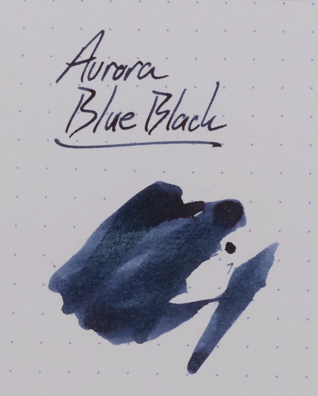 Aurora Blue Black Ink  ** And A Give-Away! **