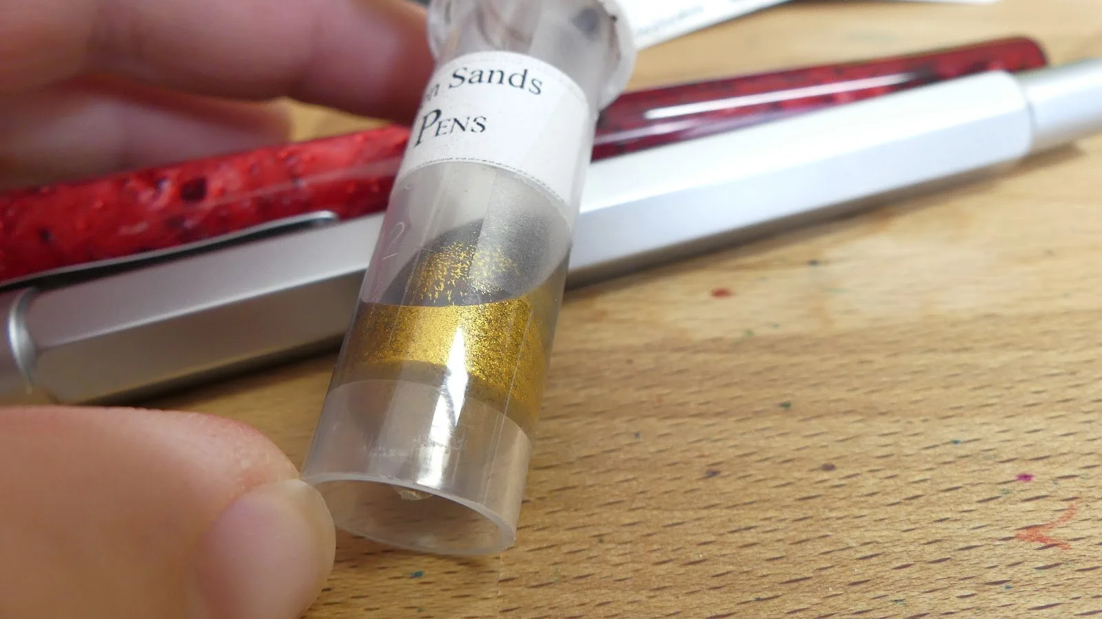 Diamine Golden Sands  --  Nibs & Nails!