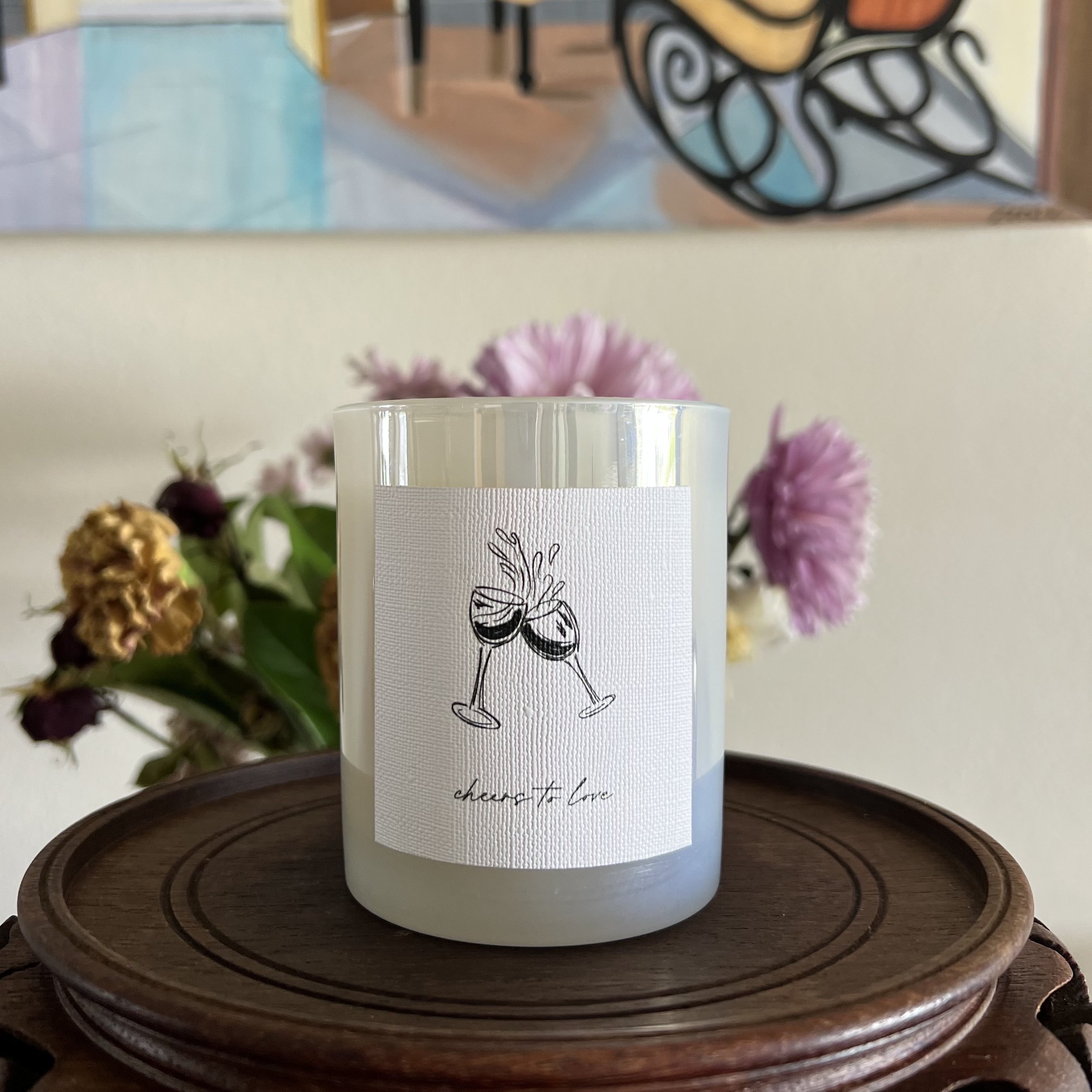 “Cheers To Love” Candle
