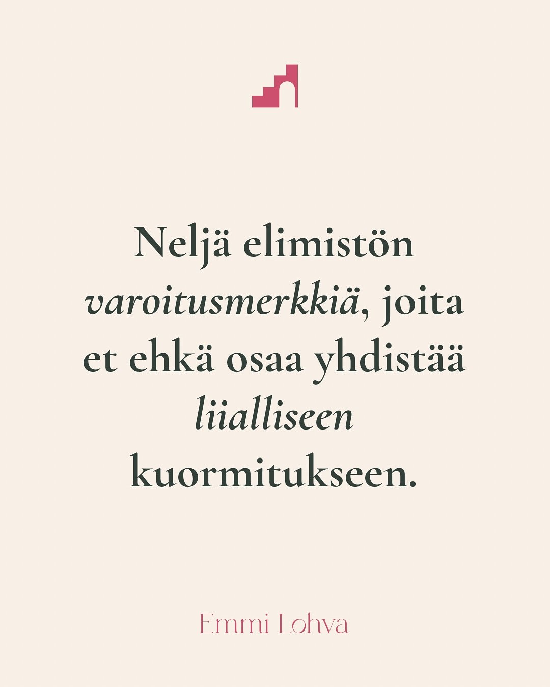 Olin kerran menossa pit&auml;m&auml;&auml;n workshopia, jonka olin vet&auml;nyt useamman kerran aikaisemminkin.

Tavoilleni uskollisesti hinkkasin ja hioin kokonaisuutta. Ehk&auml; viel&auml; korostetummin kuin ennen.

Tuntui ep&auml;varmalta. Ihan k
