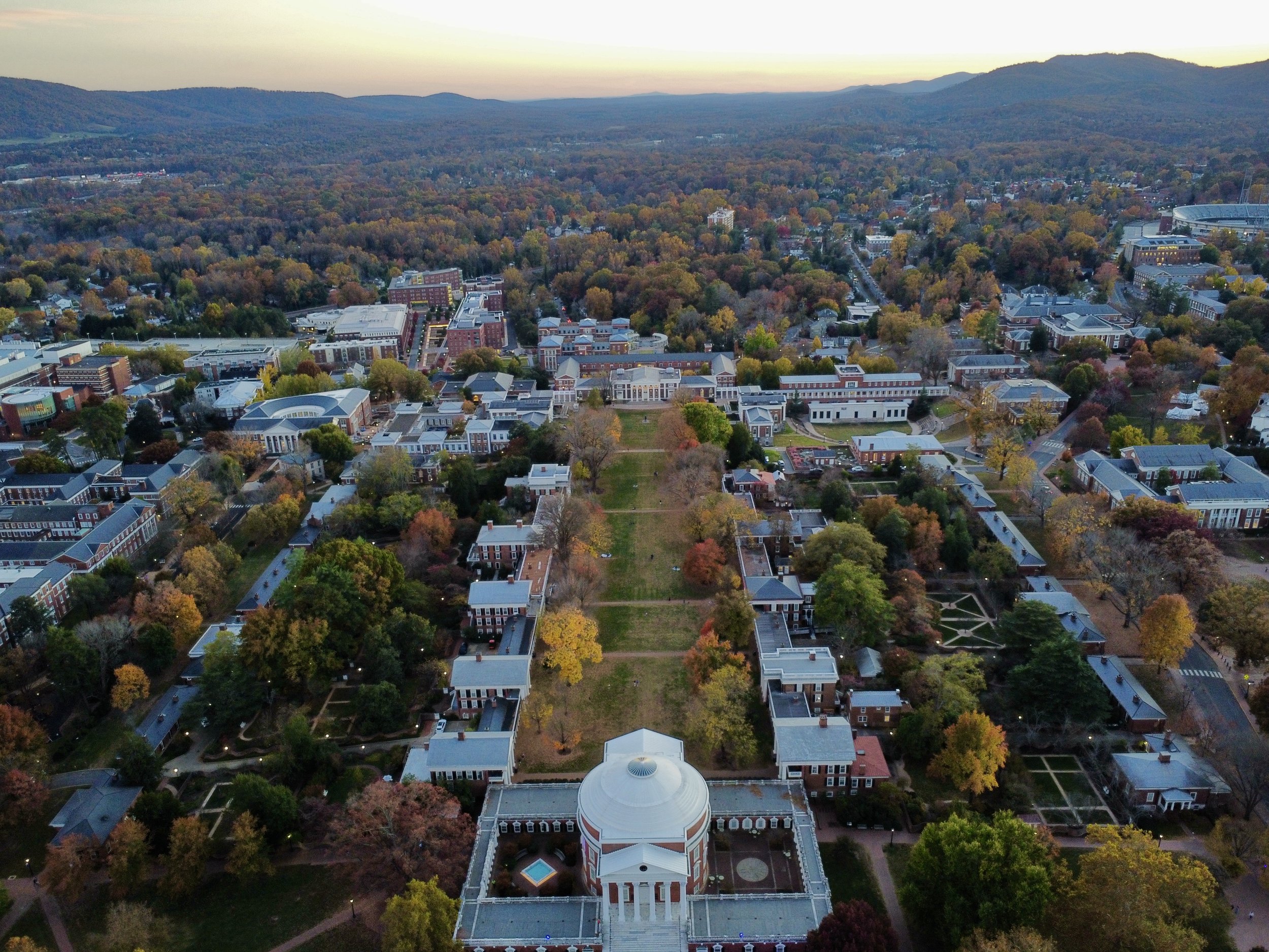The University of Virginia (The Lawn), Fall 2024