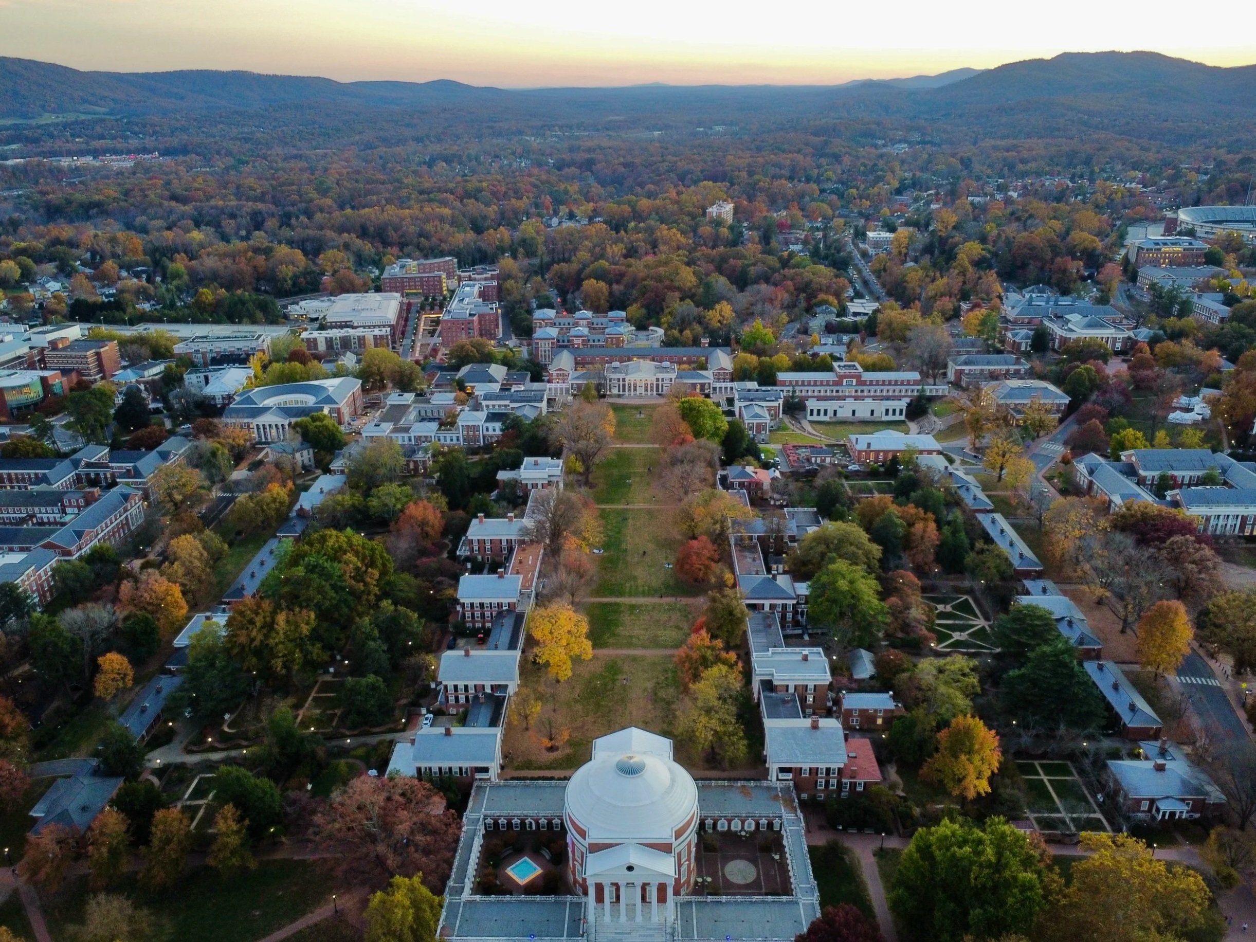 The University of Virginia (The Lawn), Fall 2024