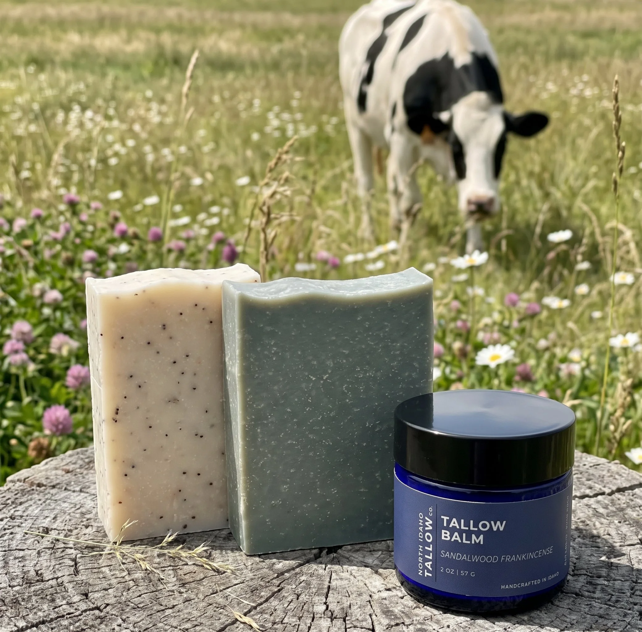 lavender and pnw soap with sandalwood balm