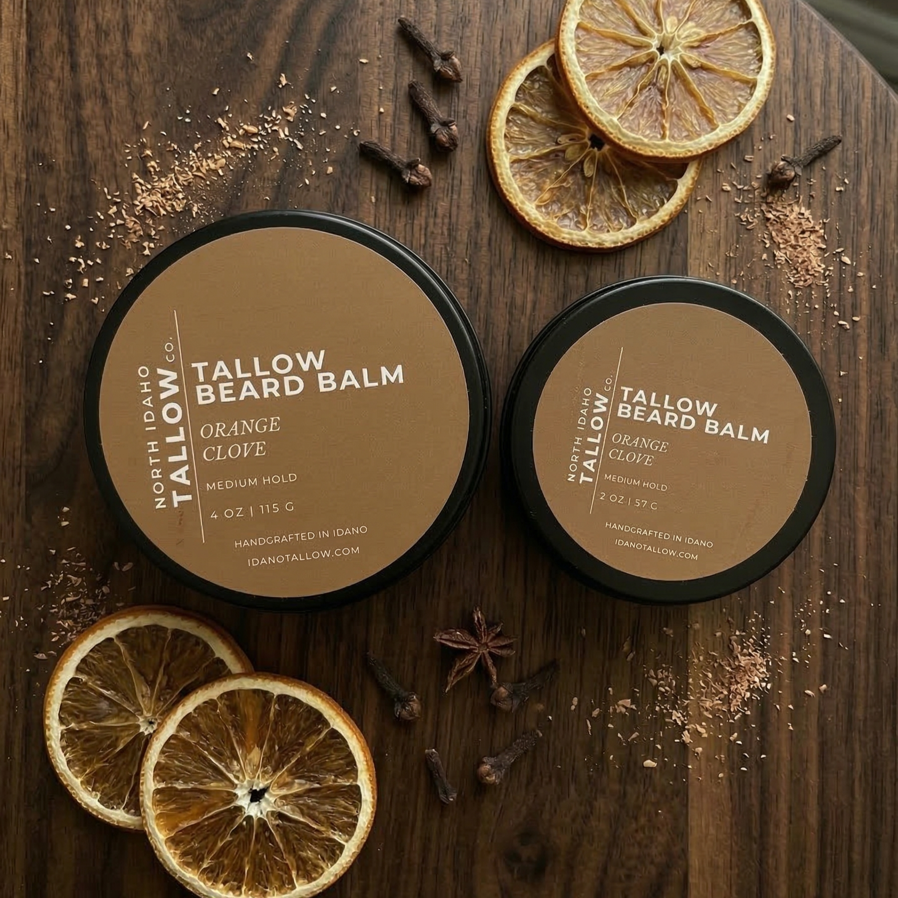 SALE - Orange Clove Tallow Beard Balm