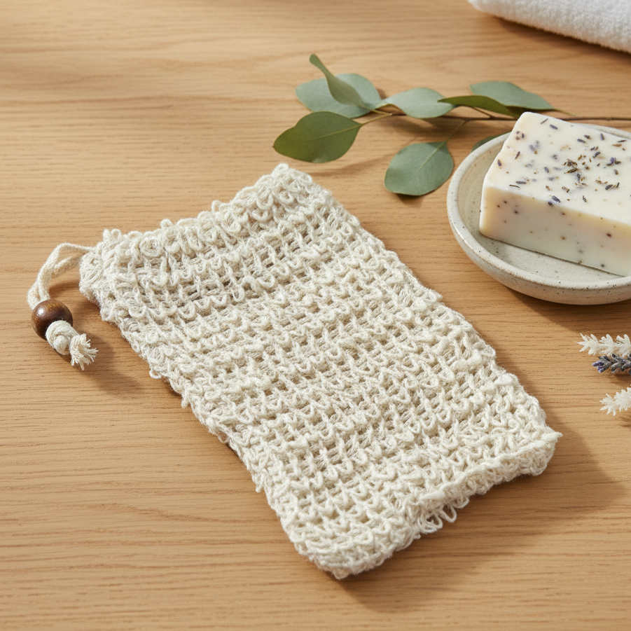 Sisal Soap Saver Exfoliating Bag