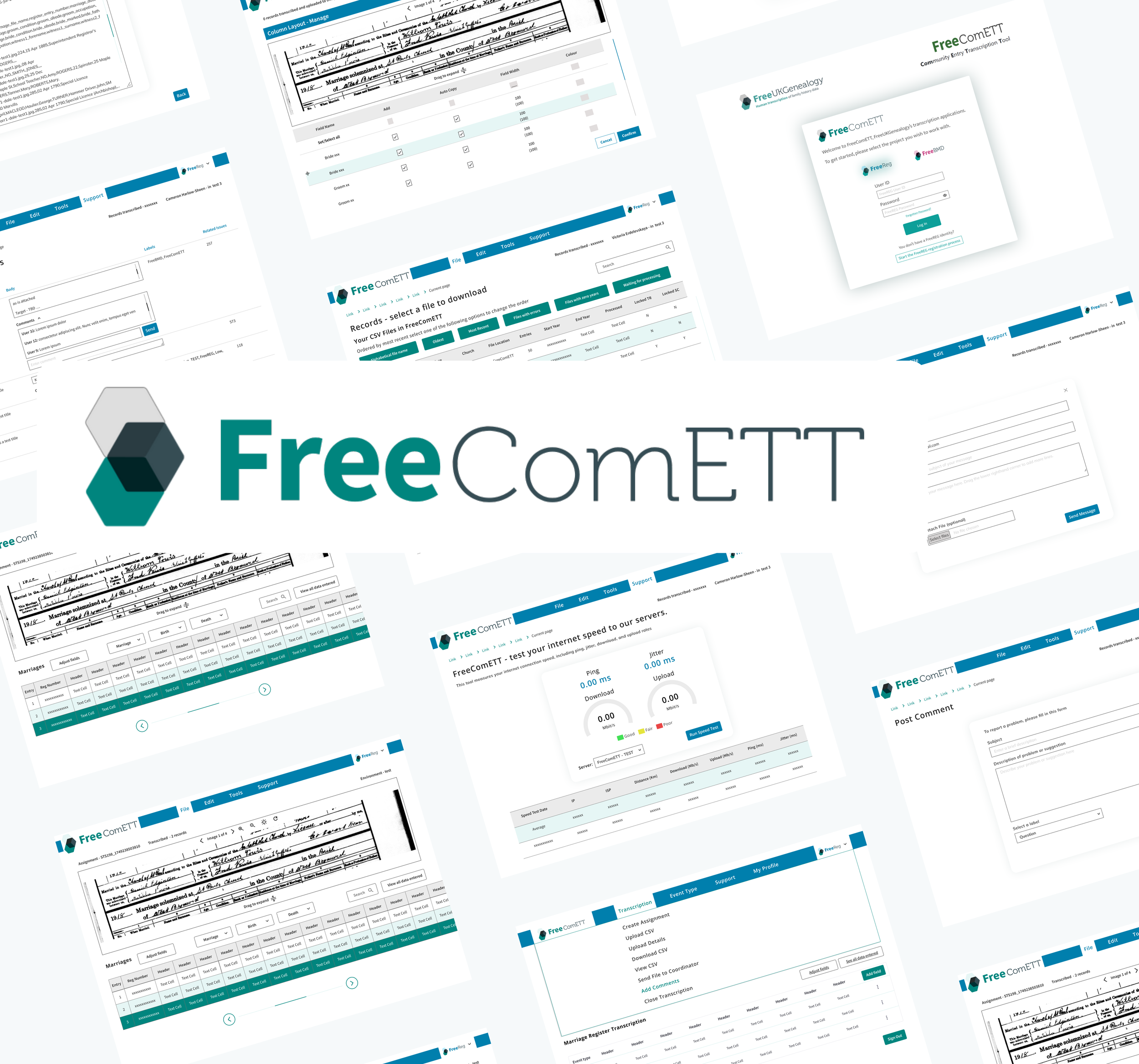 FreeComETT | Web Based Application Redesign