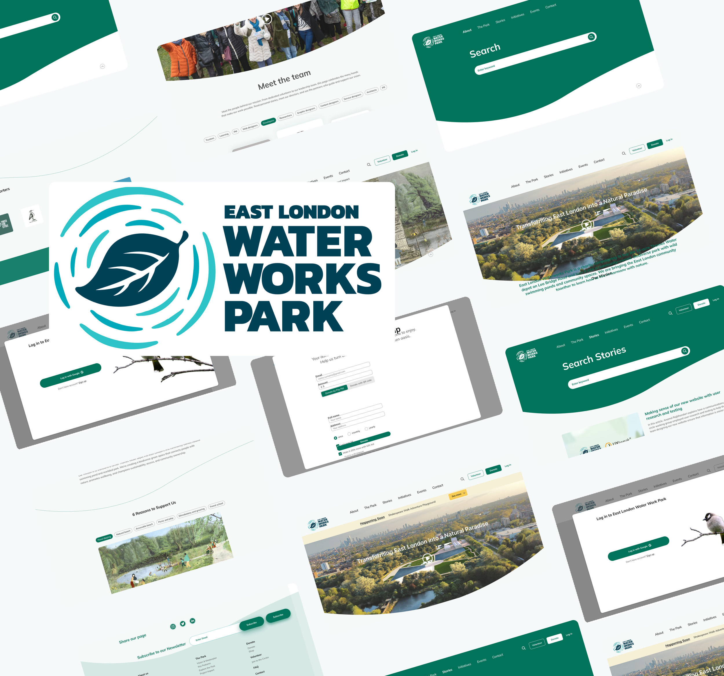 East London Waterworks Project | Website Redesign