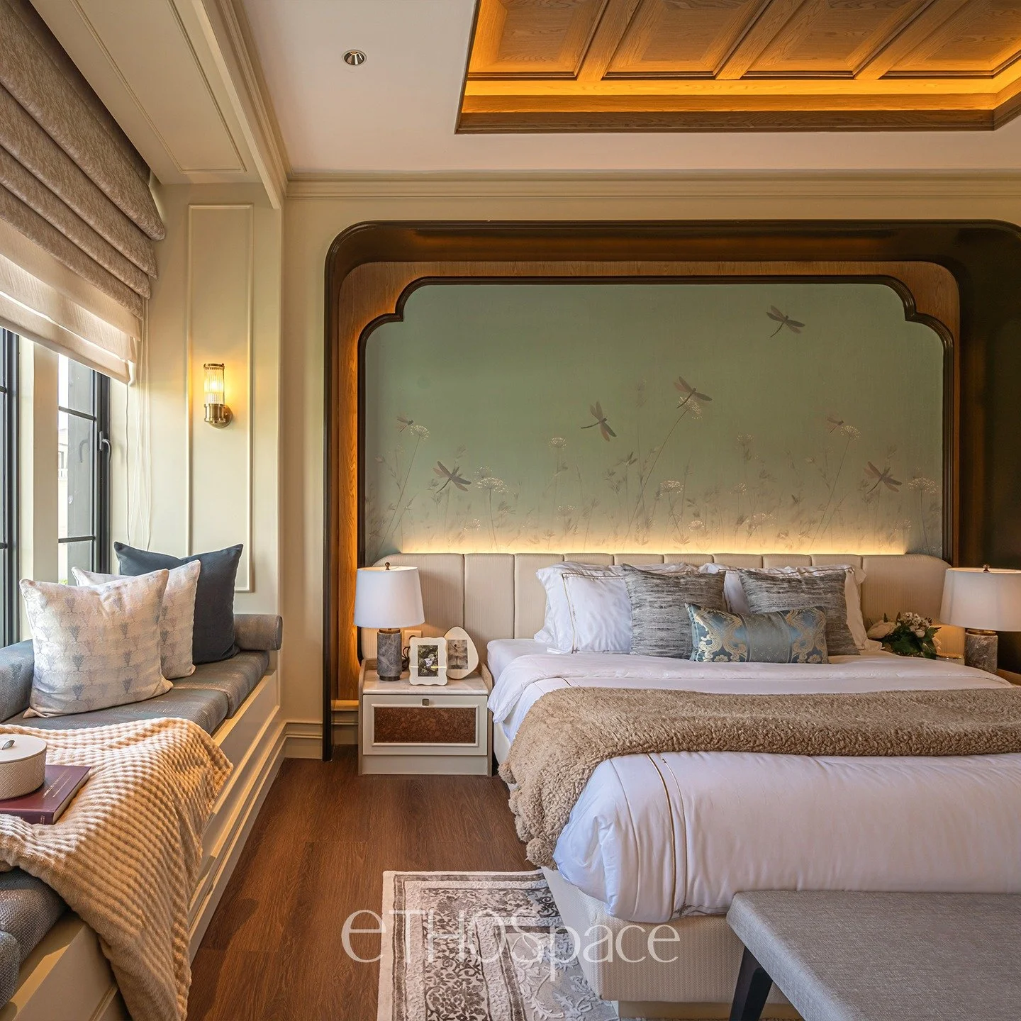 A peaceful retreat at the end of the day.