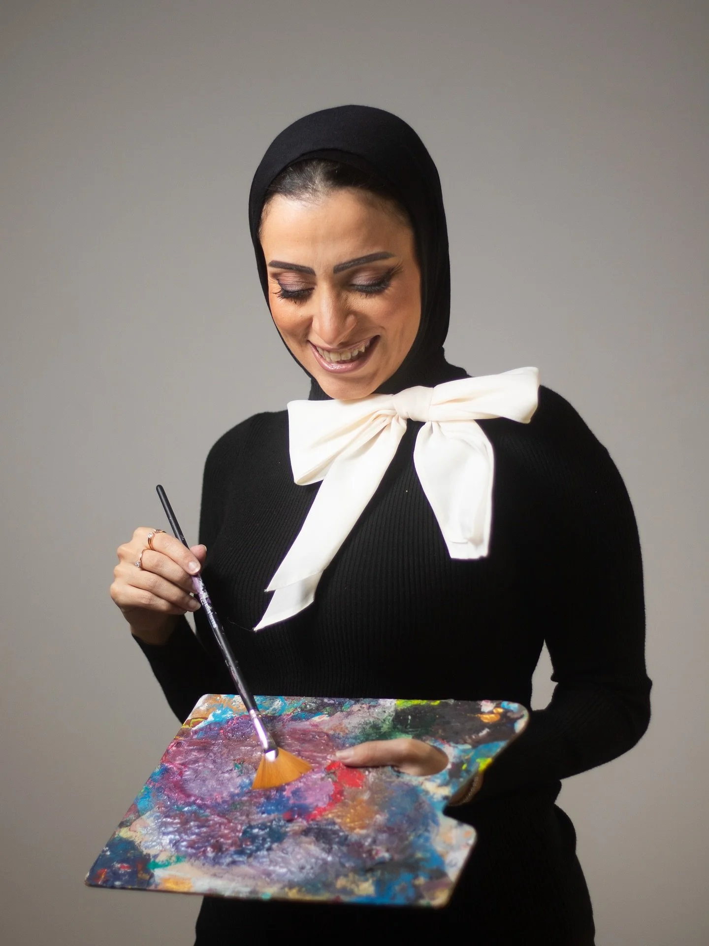 There&rsquo;s a quiet kind of happiness that only comes when you&rsquo;re surrounded by color. Every shade carries a story, every brushstroke a feeling. This is where I feel most myself 🤍