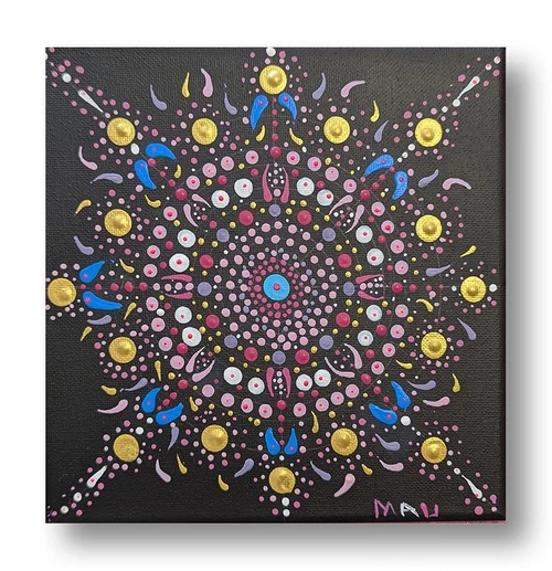 Exemple de réalisation mandala 1