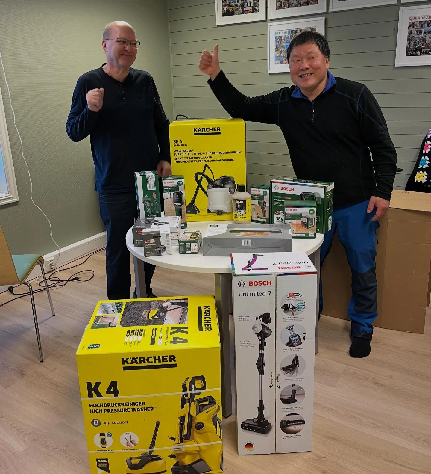 Vi har v&aelig;rt s&aring; utrolig heldig &aring; f&aring; st&oslash;tte til verkt&oslash;y av TEMAfondet2025🧡 Dette gj&oslash;r hverdagen mye lettere n&aring;r vi driver med driftsoppgaver, samt at vi kan ta godt vare p&aring; lokalene v&aring;re i