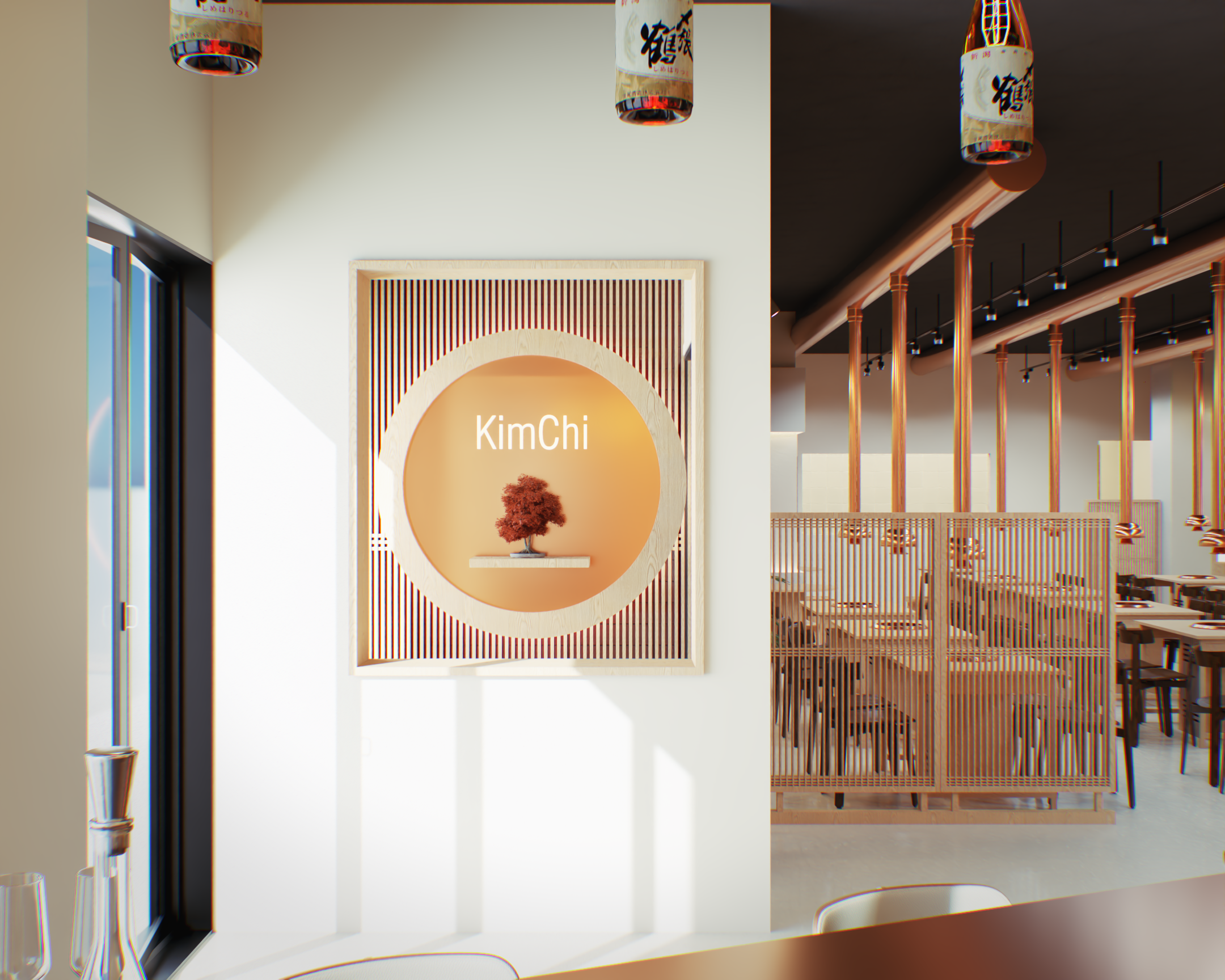 Explore the Kimchi BBQ & Bar project in Green Point, Cape Town, featuring bespoke restaurant interiors, custom joinery and sophisticated hospitality design by Heaven Spaces.