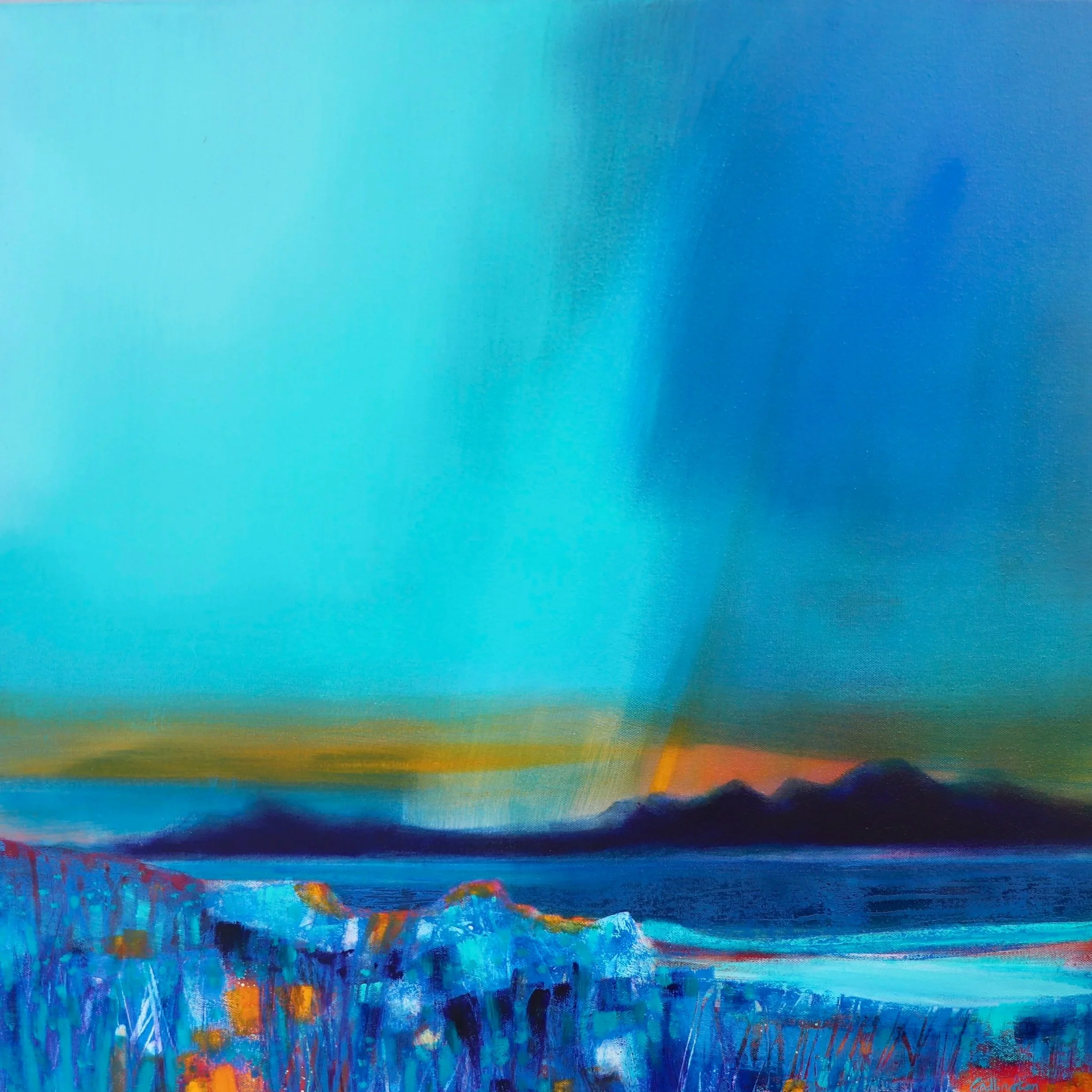 Skye Blues - 70x70cm Enquire