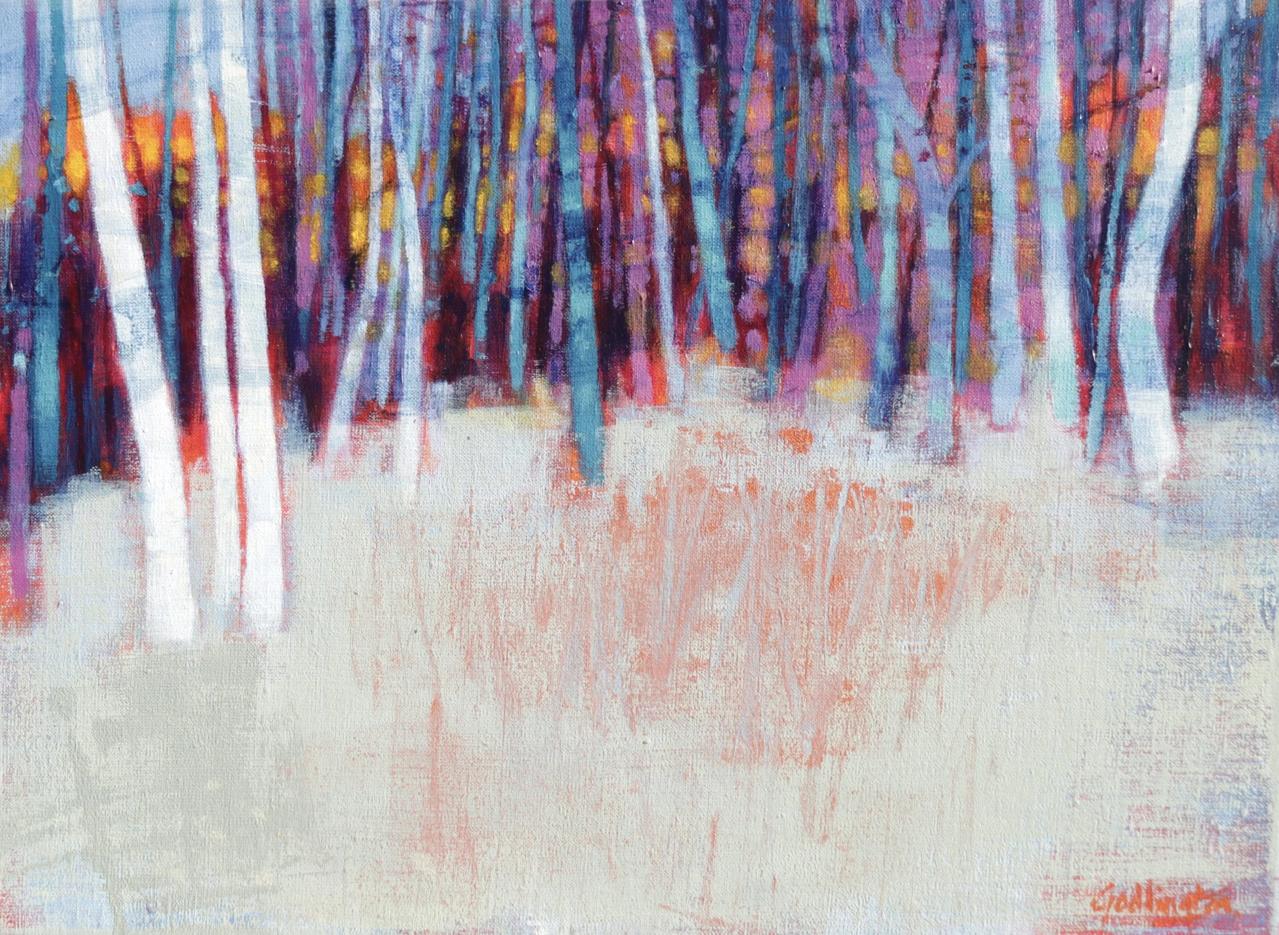 Tulloch -  Trees In Winter - 30x40cm - £475 -Enquire at 1896 Gallery, Boat of Garten