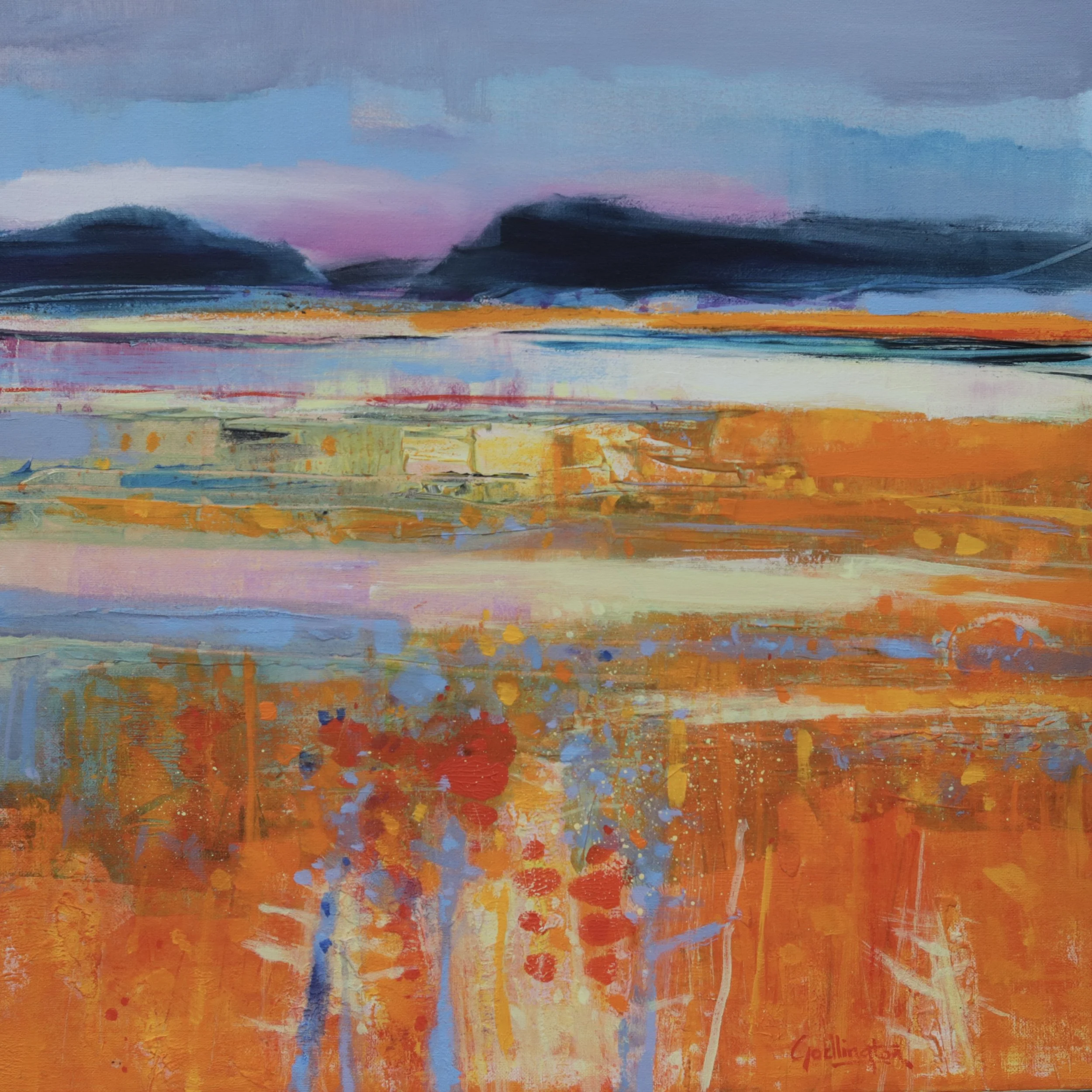 Summer In Sollas - 40x40cm Sold