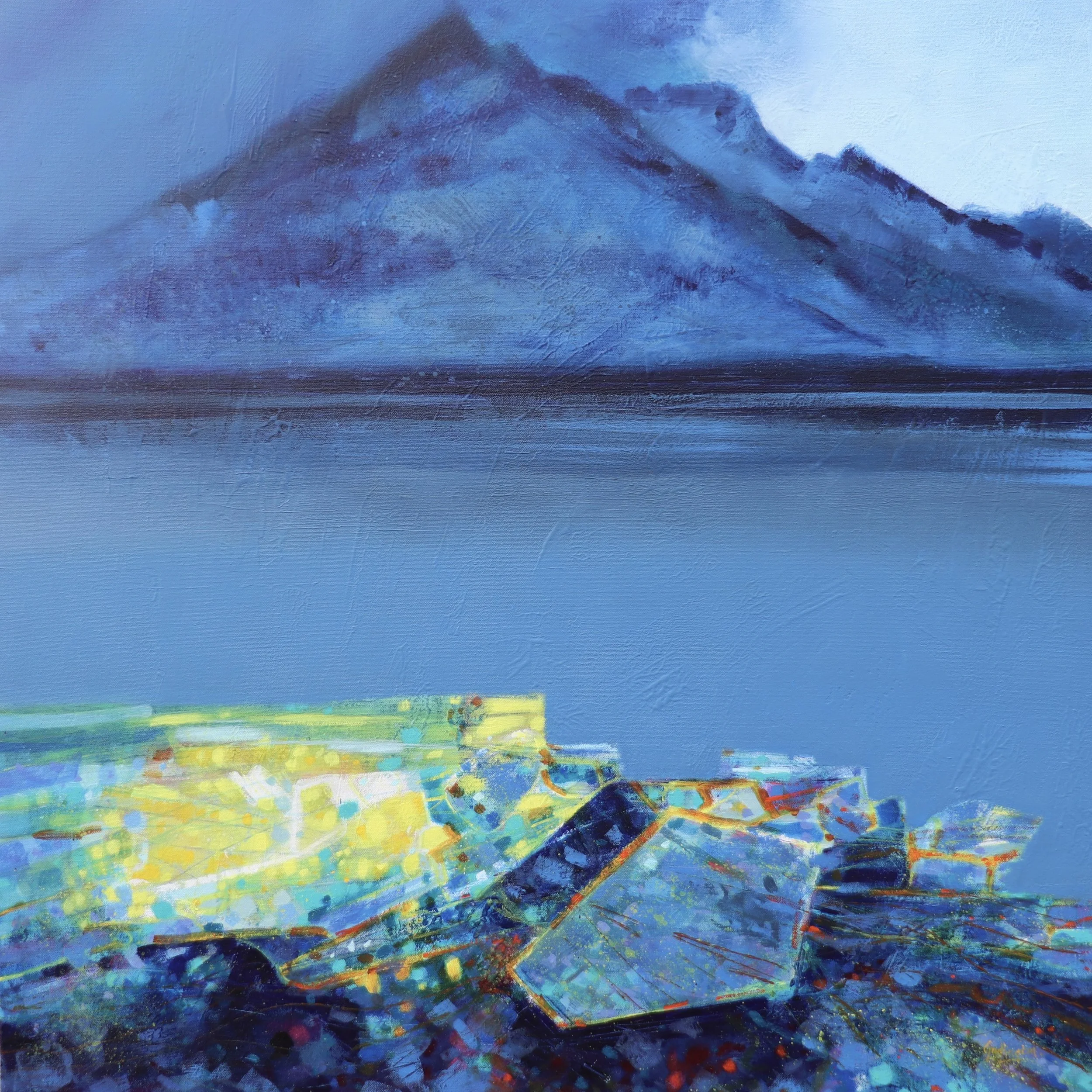 Across Loch Scavaig 90x90cm. Enquire.