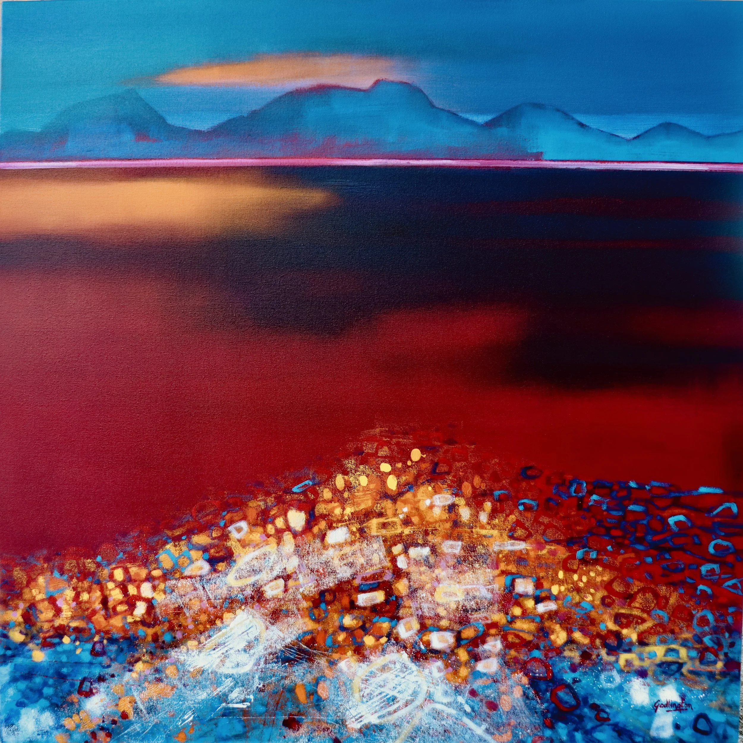 Coming Storm, Jura - 90x90cm Enquire