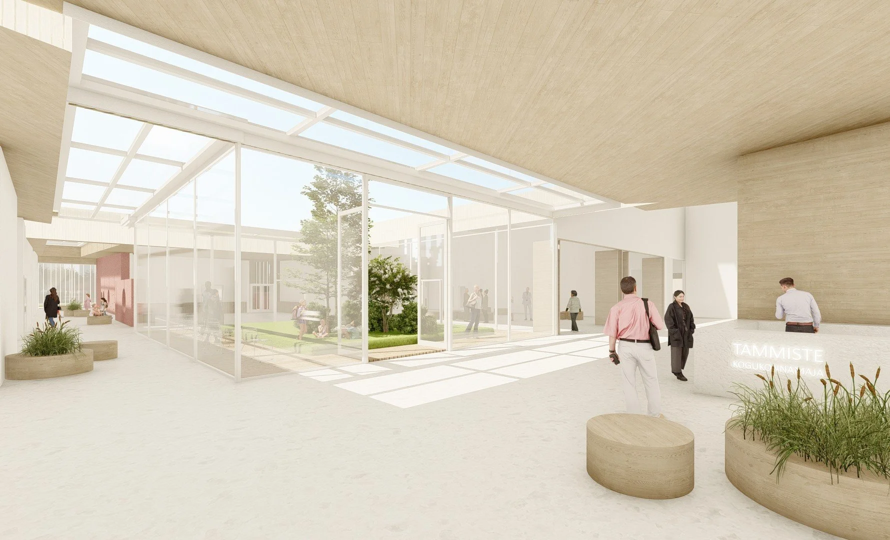 Tammiste kogukonnakeskuse fuajee