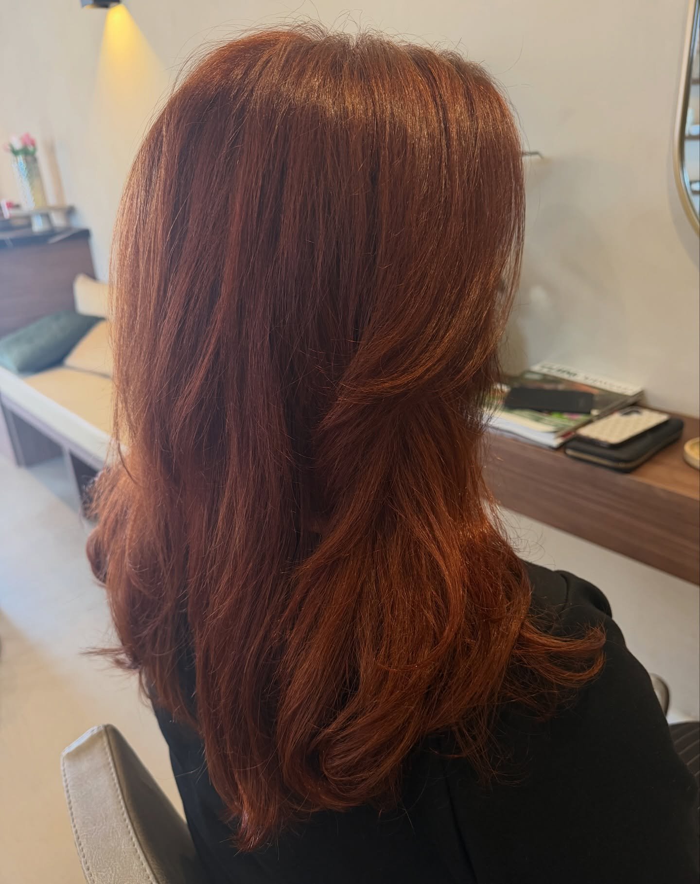 Vandaag deze prachtige koper kleur mogen maken 🧡😍