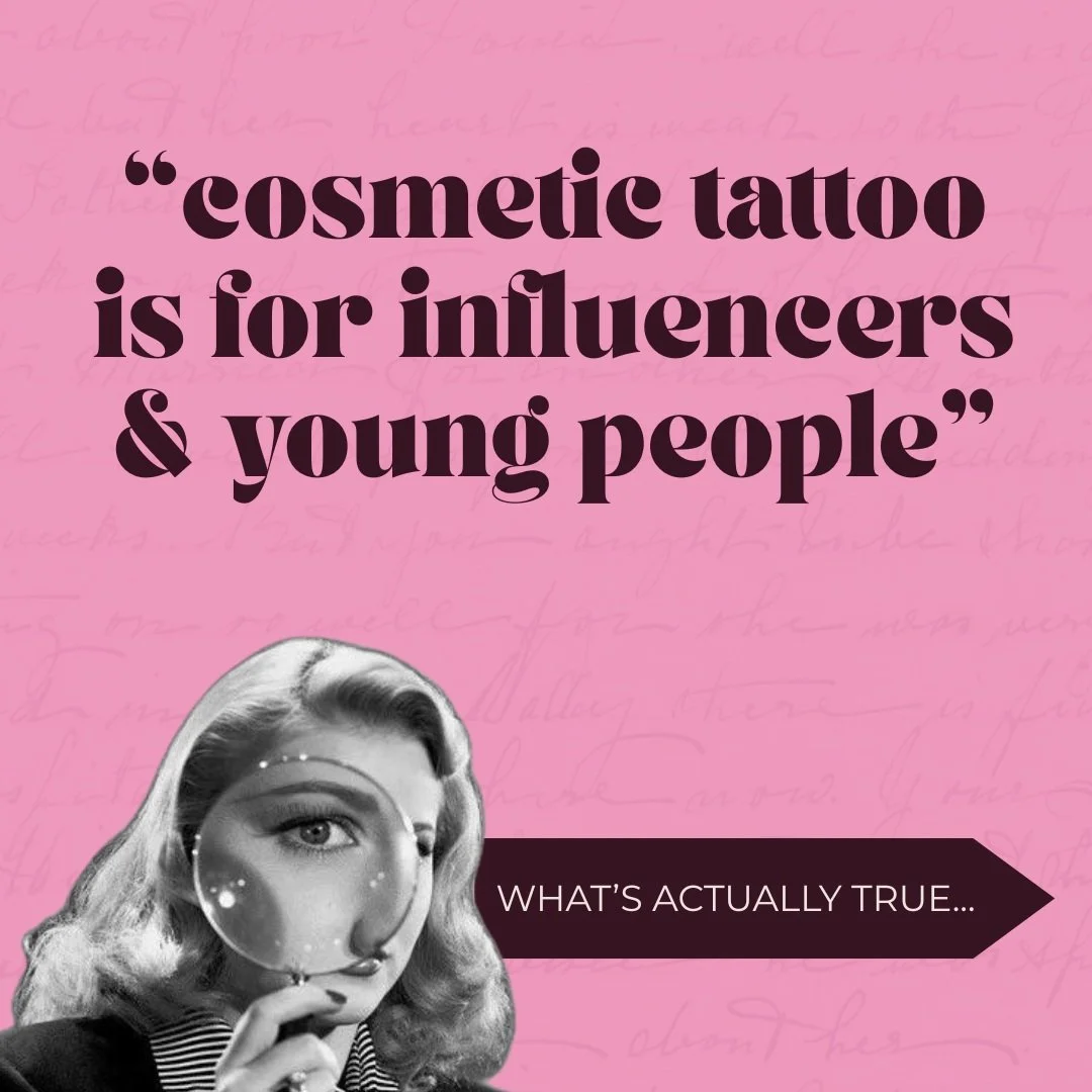 Cosmetic Tattoo can look beautiful and natural on any age group, as long as you work with an artist who understands how skin ages over time. At Harmony and Hue I have dedicated myself to studying all skin types - especially mature skin. My mature ski