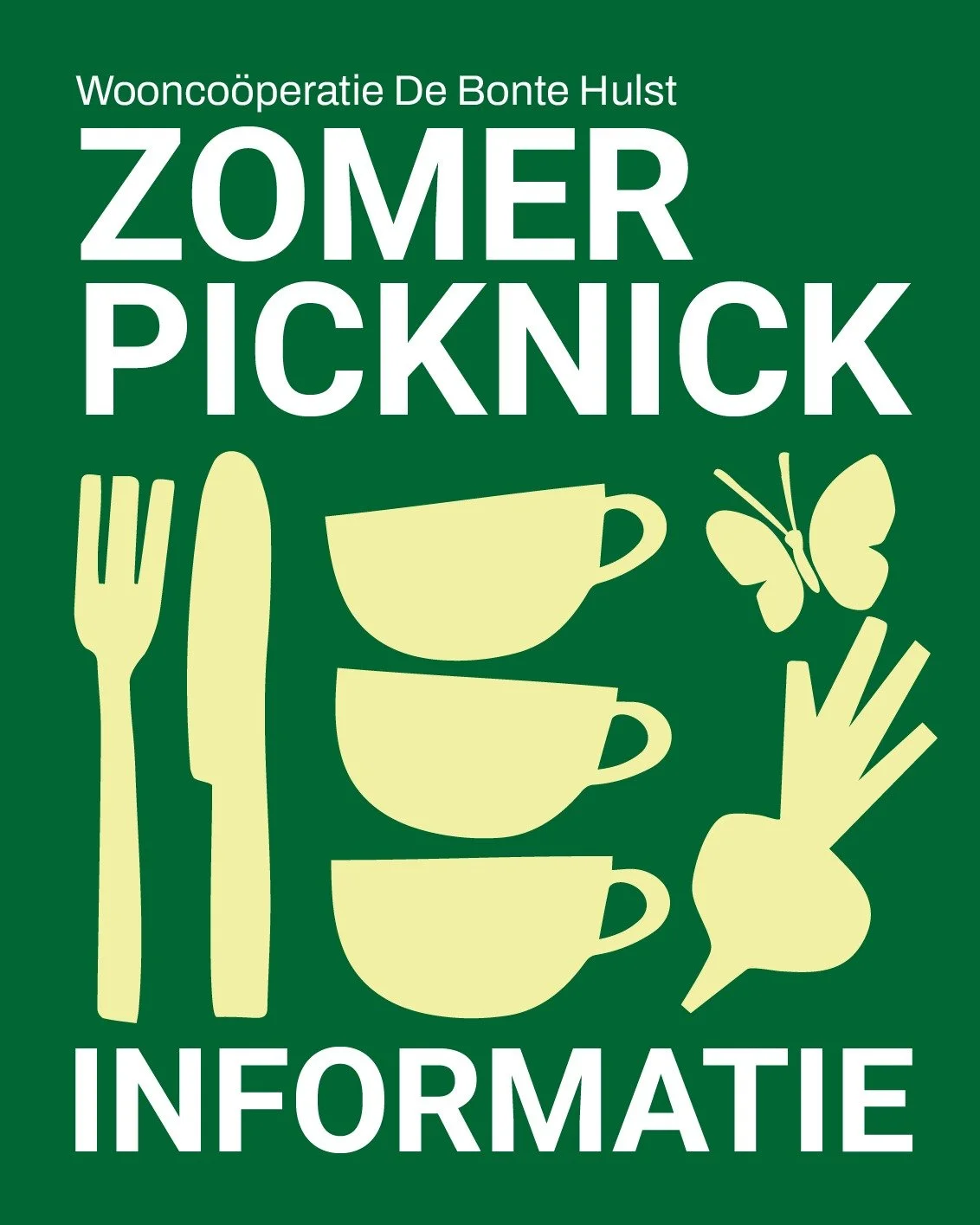 Even alle informatie op een rijtje voor onze zomerpicknick 3 juli! Iedereen is welkom! 🔆