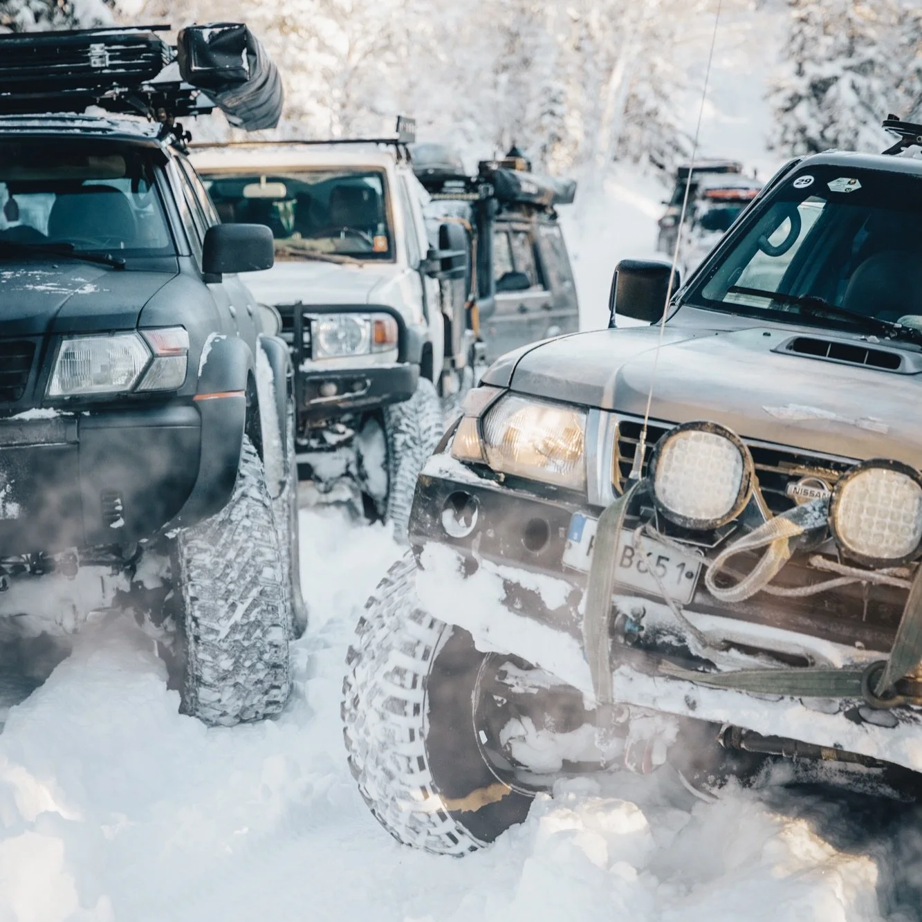 Join us on our next snow trip and experience winter the way it&rsquo;s meant to be. Quiet forests, real snow wheeling, true adventure, and good company along the way.

If you enjoy nature, driving in snow, and sharing the experience with like-minded 