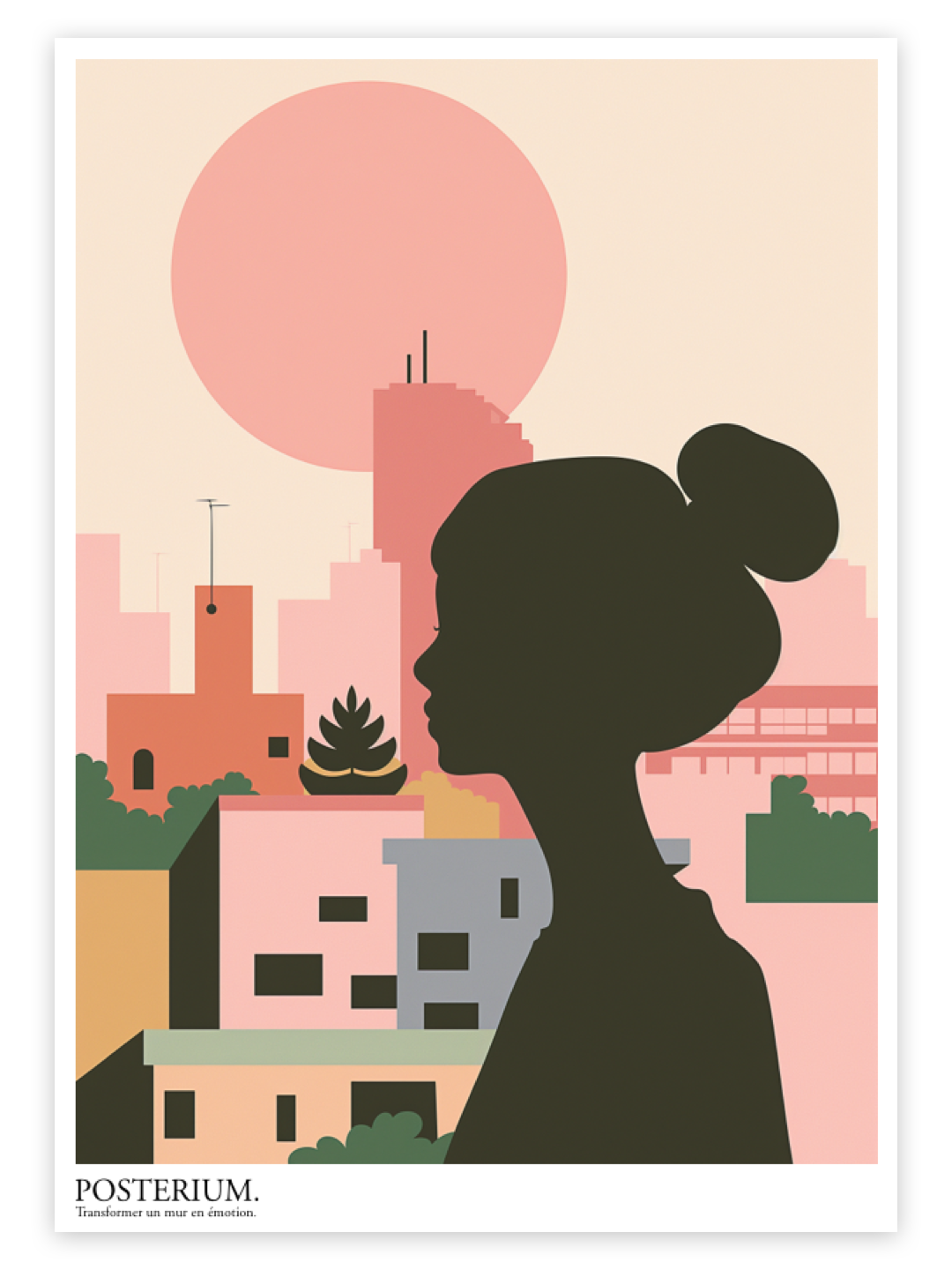 Sunset Profile — affiche  Collection FIGURES — Vol. 01