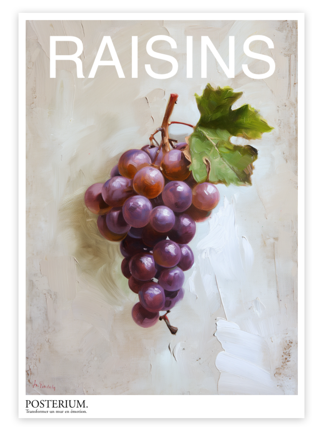 Raisins affiche