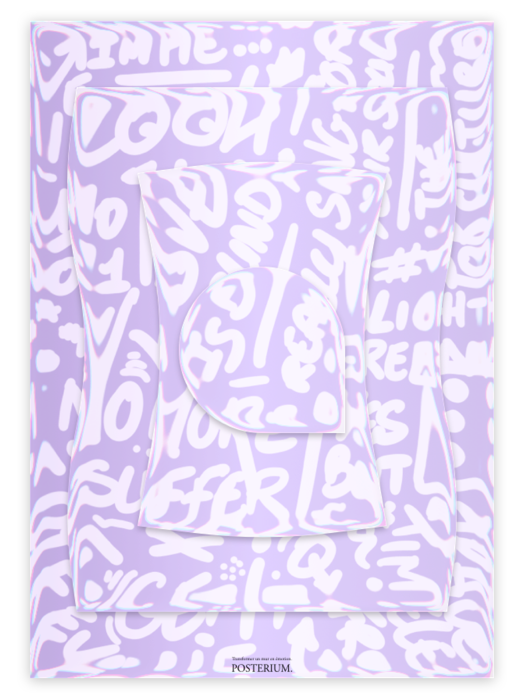 Soft Distortion - Affiche printemps 2026