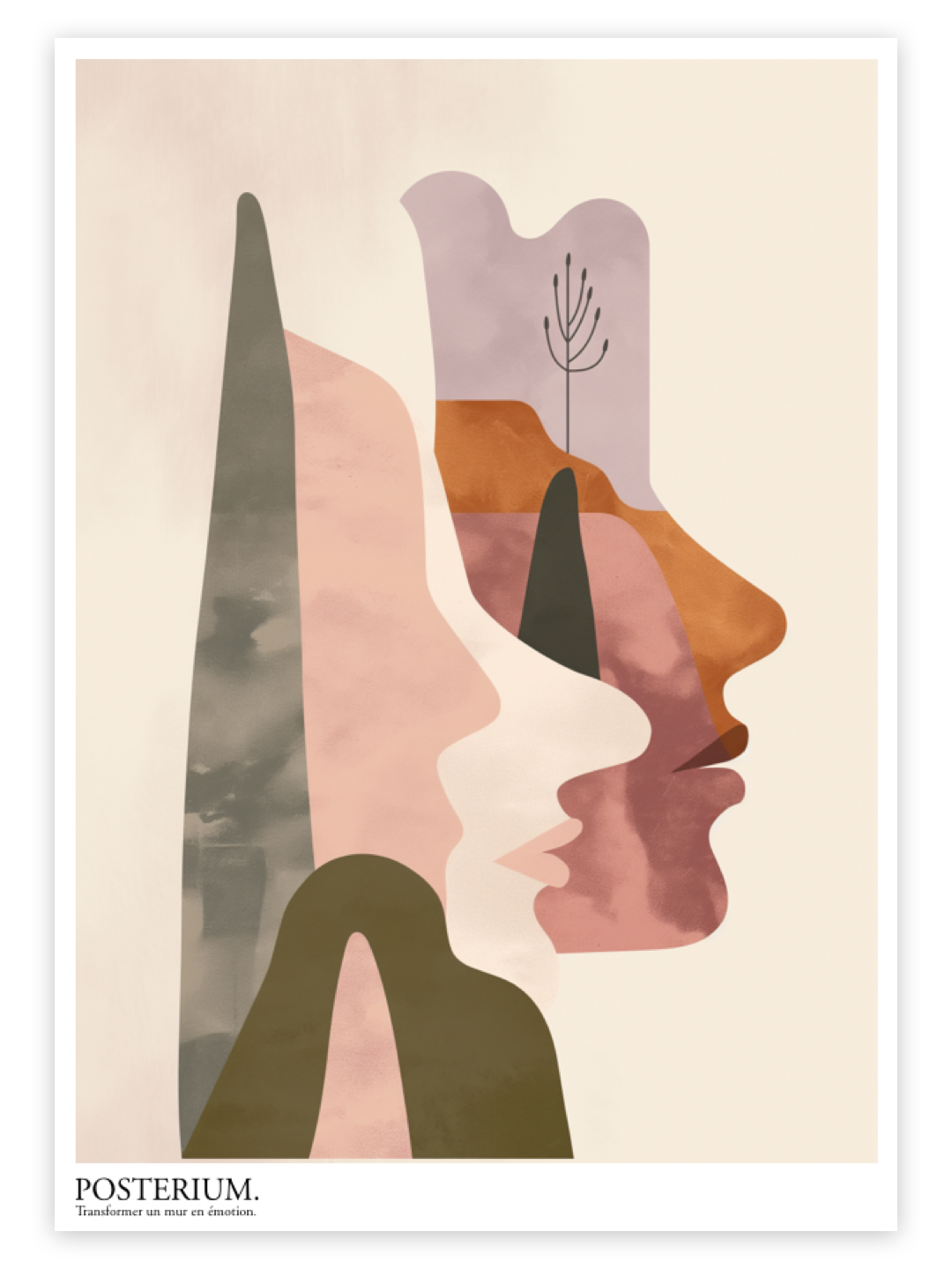 Profile — affiche  Collection FIGURES — Vol. 01