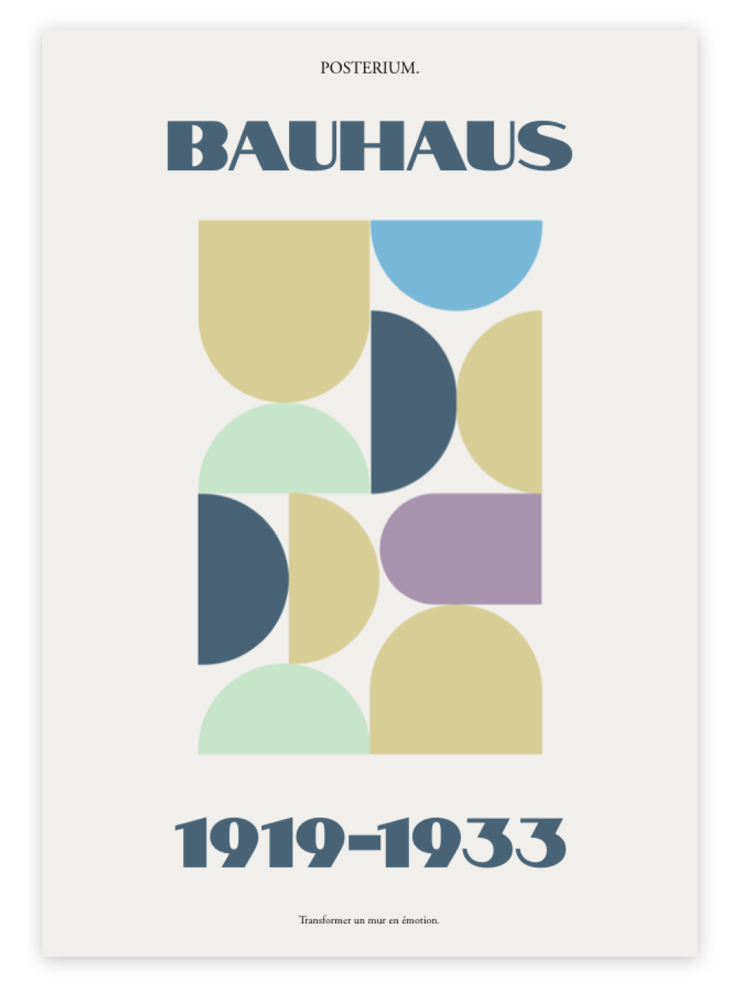 Bauhaus 01.06 — affiche  Collection Bauhaus — Volume 1