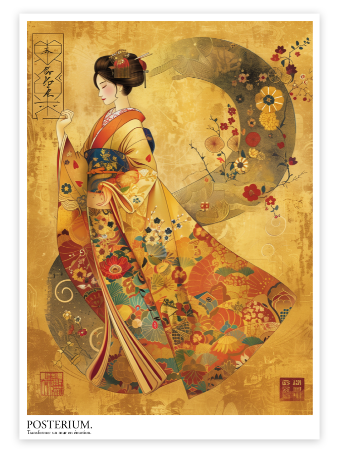 Élégance japonaise — affiche