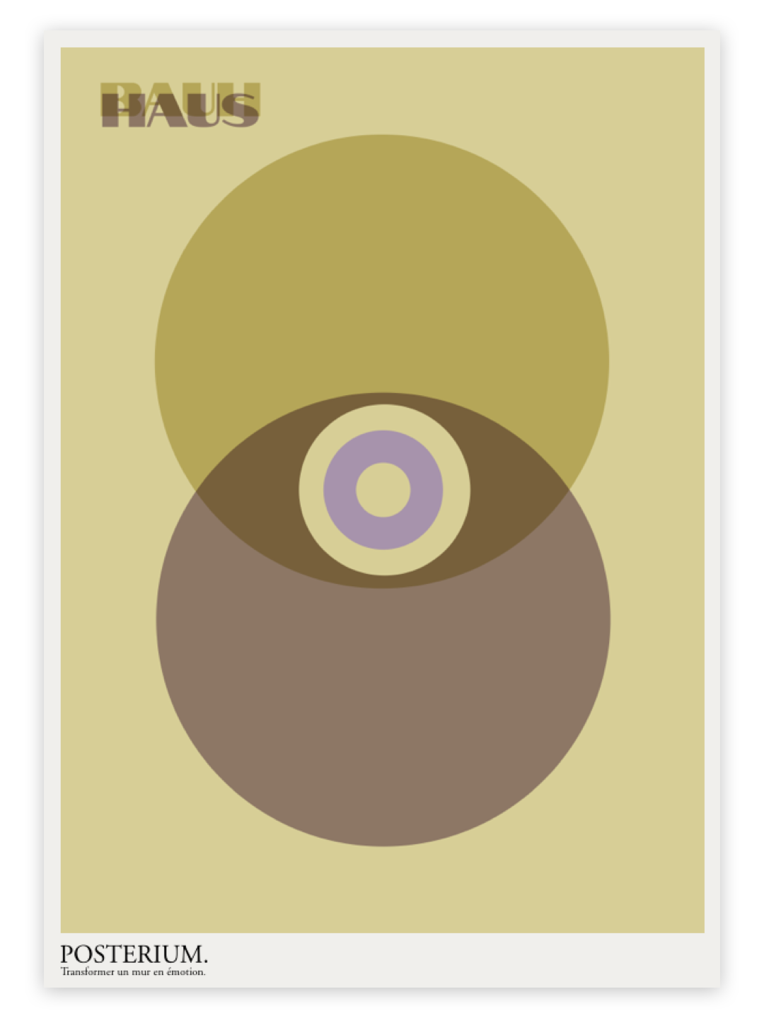 Bauhaus Eye — affiche  Collection Bauhaus — Volume 1