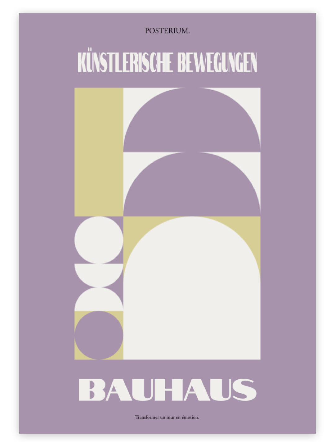 Bauhaus 01.03 — affiche  Collection Bauhaus — Volume 1
