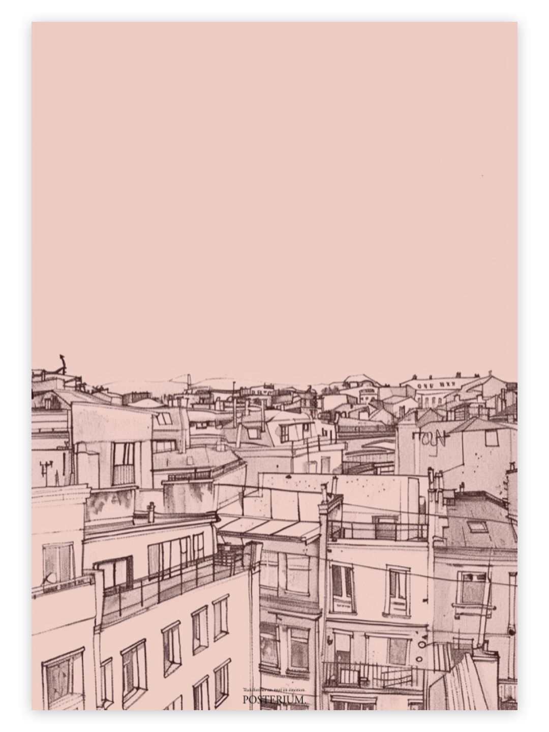 Toits urbains — affiche