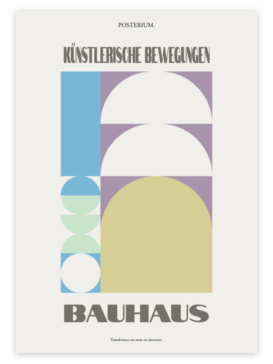 Bauhaus 01.02 — affiche  Collection Bauhaus — Volume 1