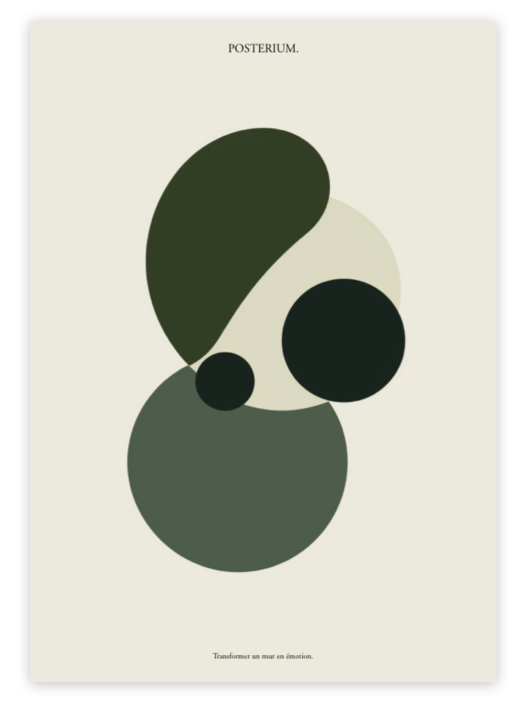 Composition organique — affiche