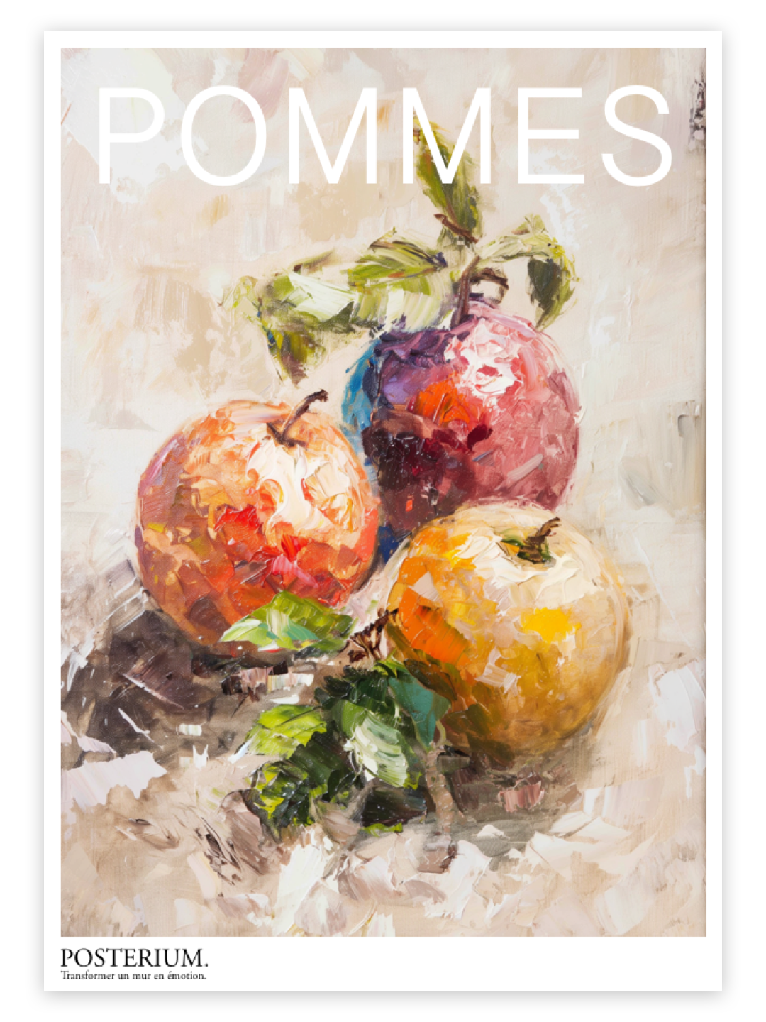 Pommes affiche