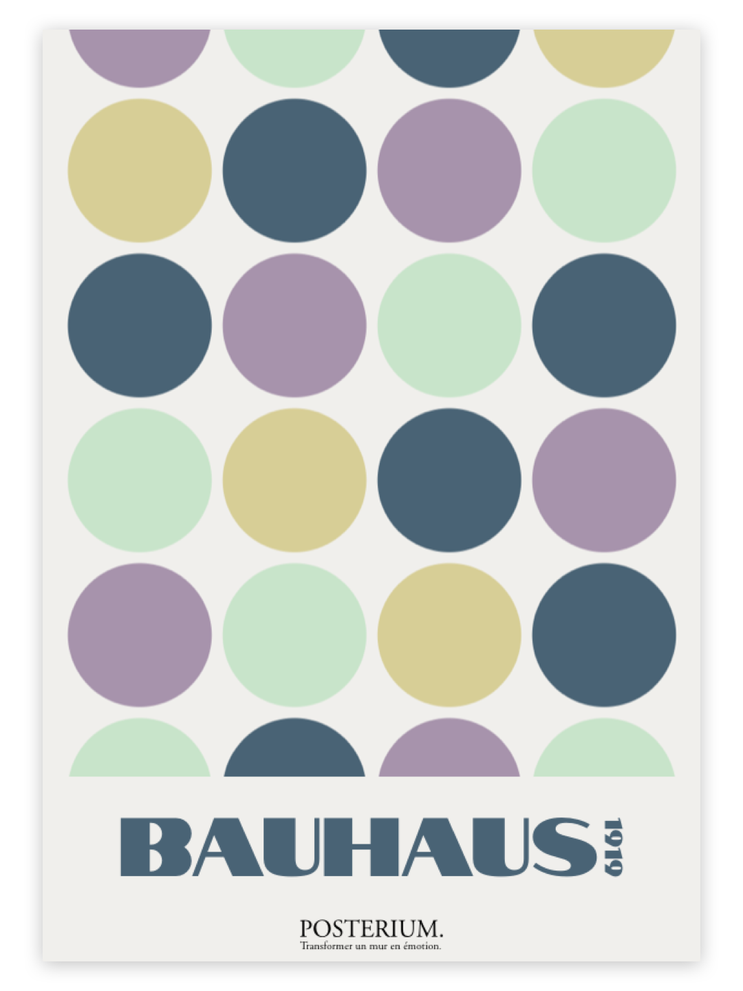Bauhaus 01.01 — affiche  Collection Bauhaus — Volume 1