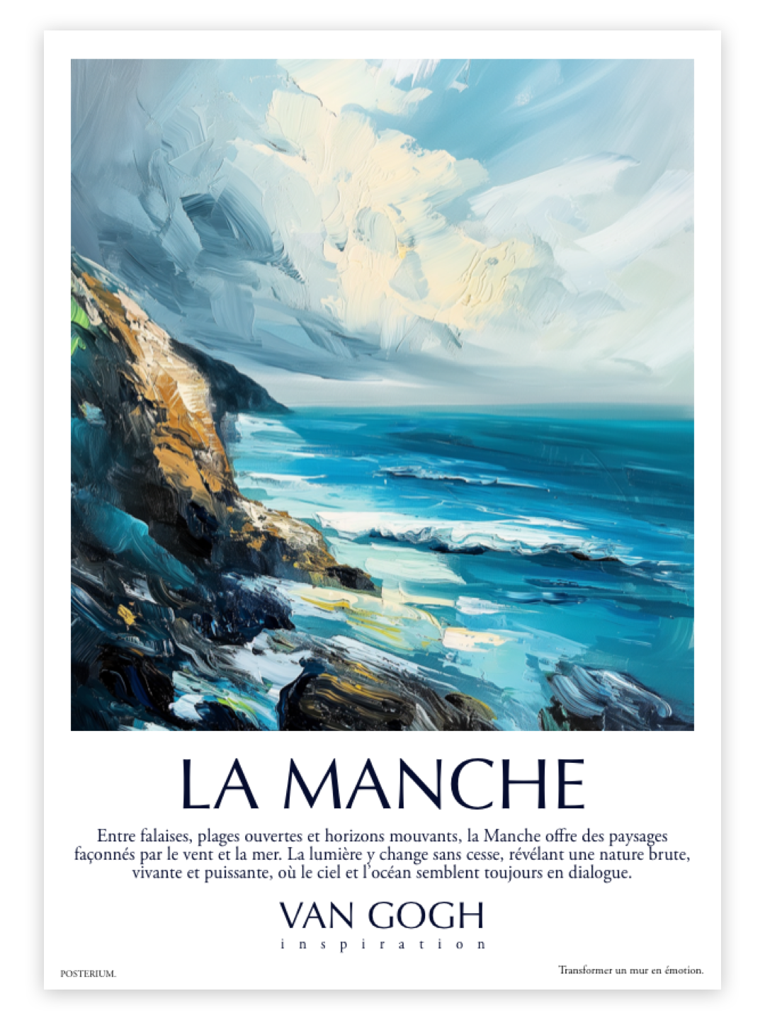 La Manche — affiche  Collection Van Gogh Inspiration