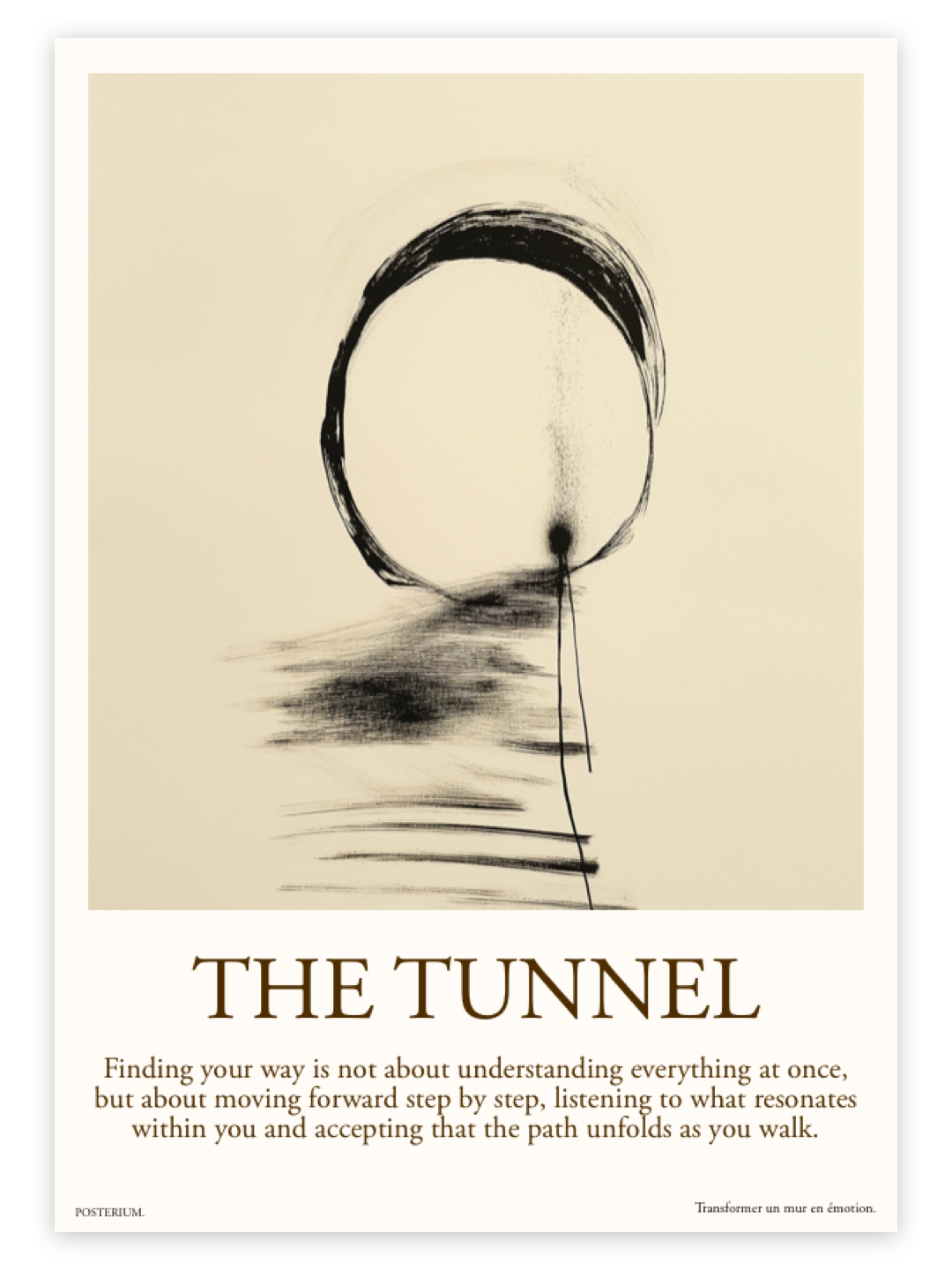 The tunnel. Line Vol.1 N°3 – affiche Collection Line Vol.1